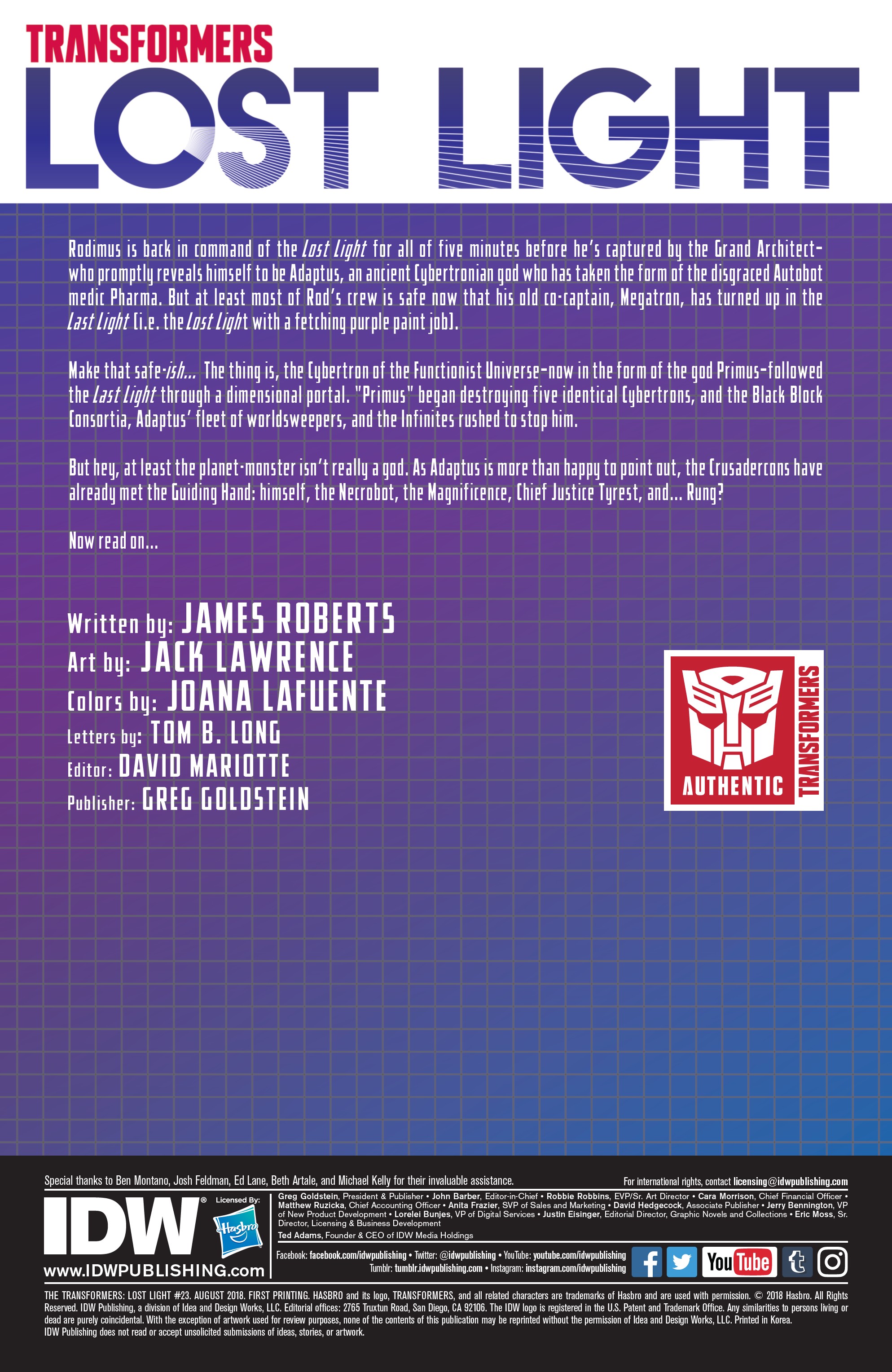 Transformers: Lost Light (2016): Chapter 23 - Page 2