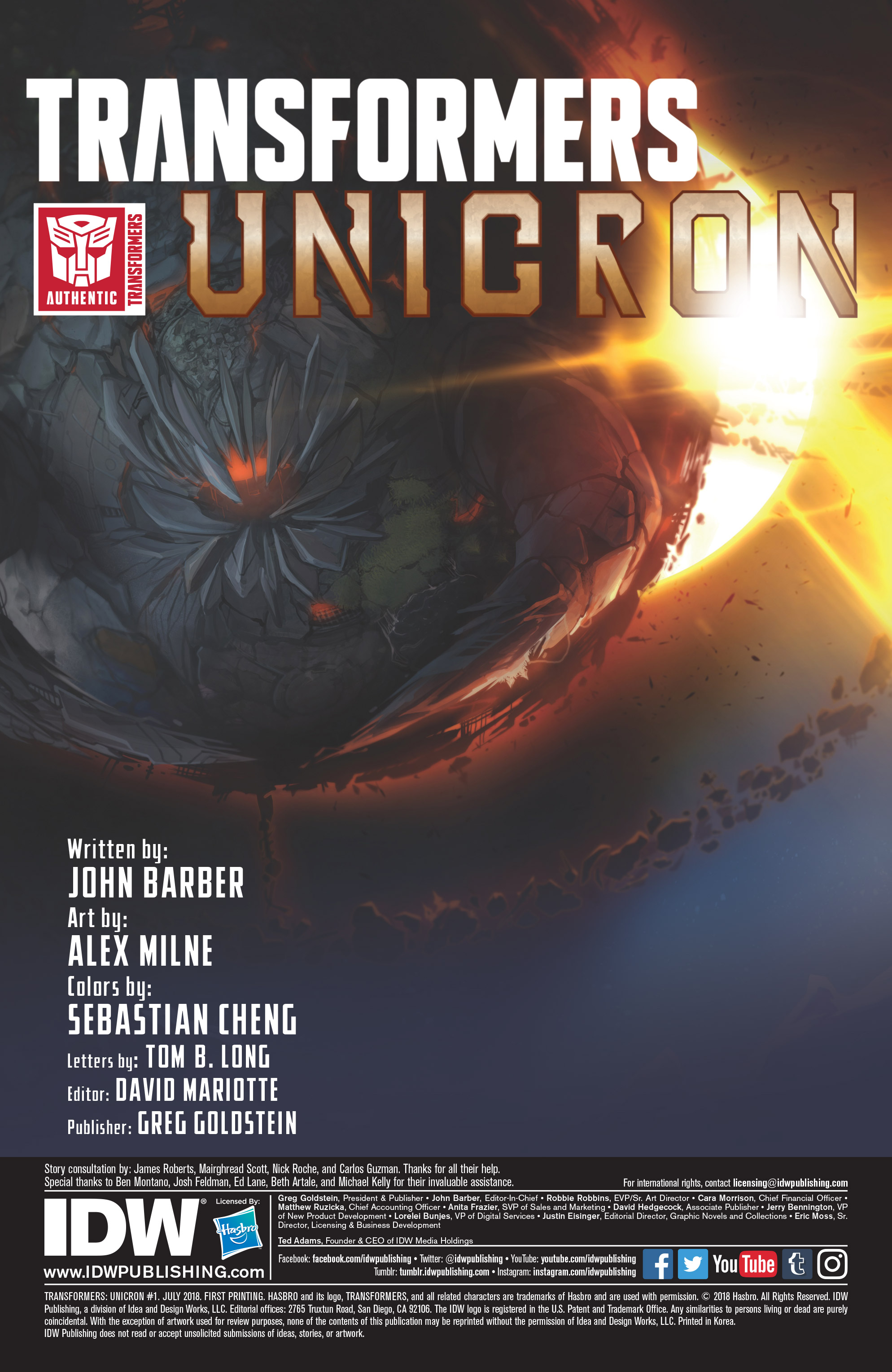 Transformers: Unicron (2018-): Chapter 1 - Page 2
