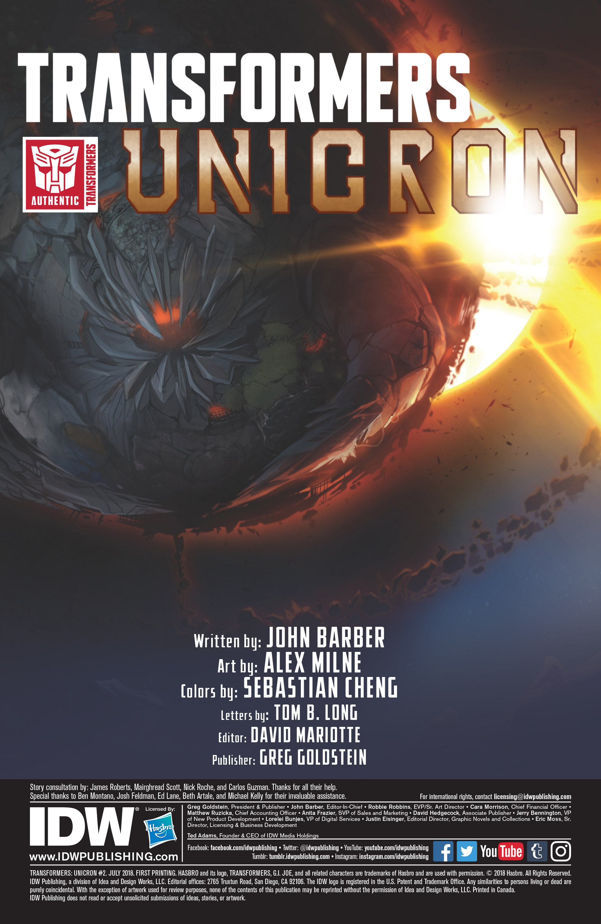 Transformers: Unicron (2018-): Chapter 2 - Page 2