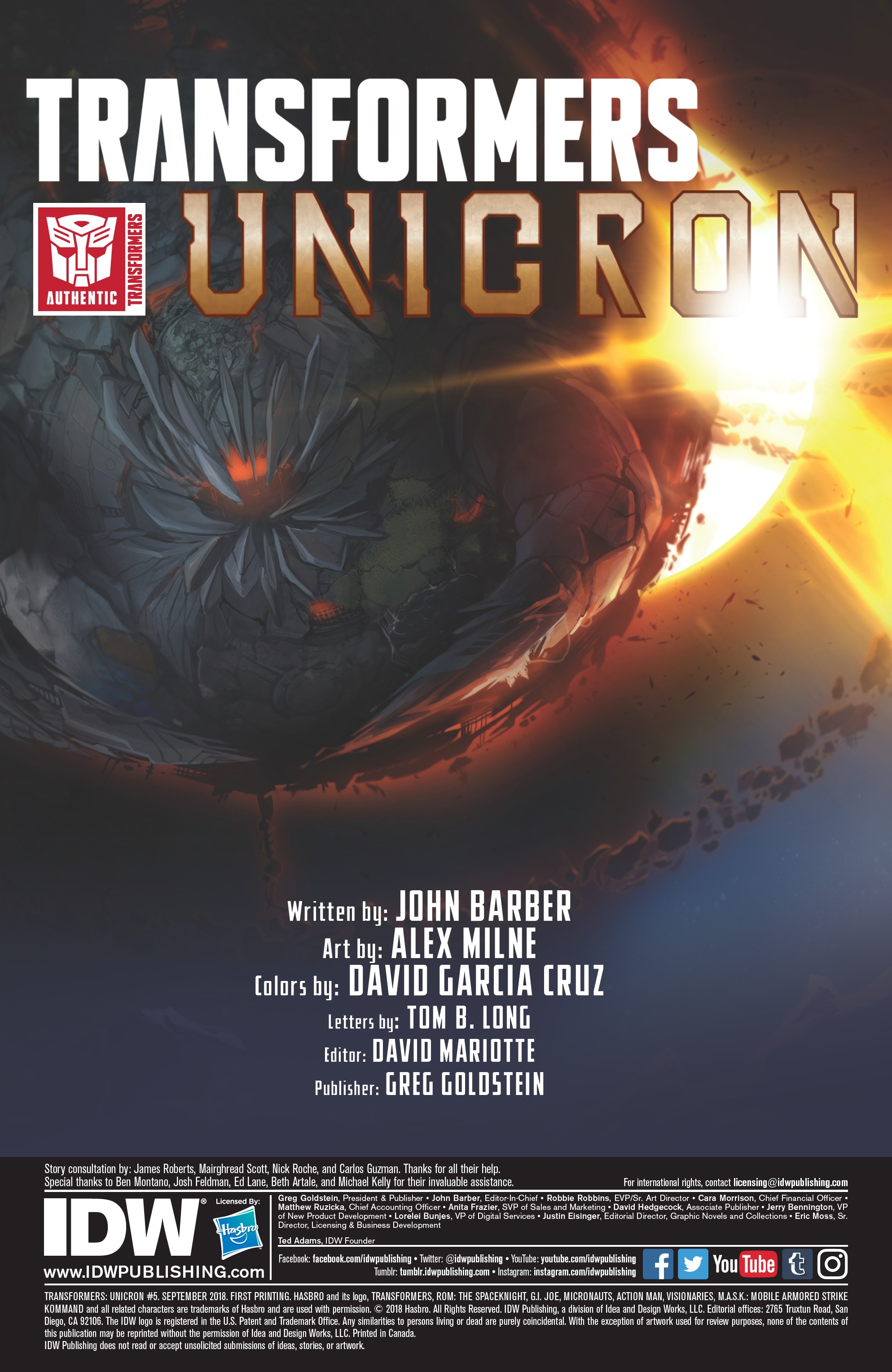 Transformers: Unicron (2018-): Chapter 5 - Page 2