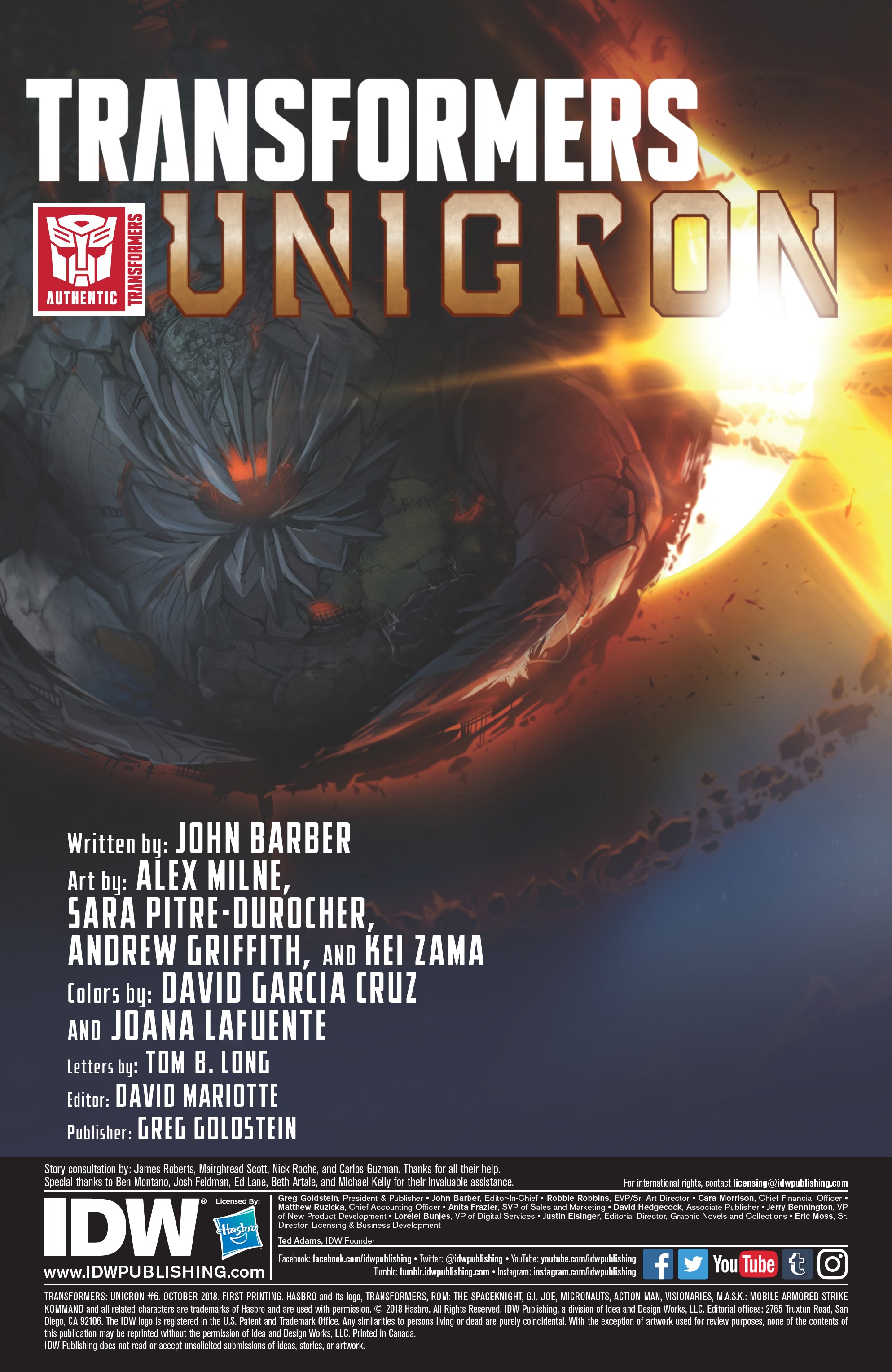 Transformers: Unicron (2018-): Chapter 6 - Page 2