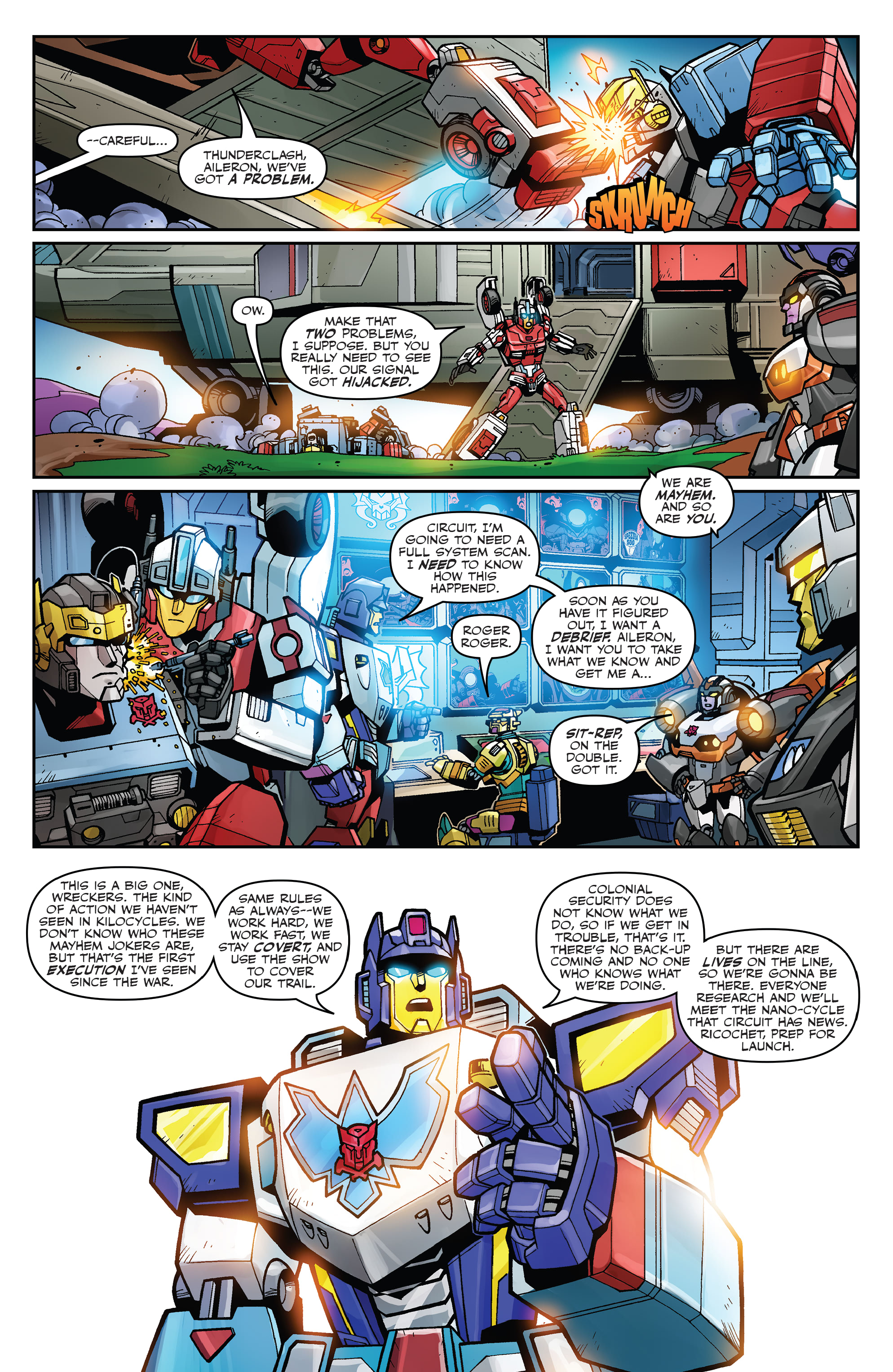 Transformers: Wreckers—Tread & Circuits (2021-): Chapter 1 - Page 13