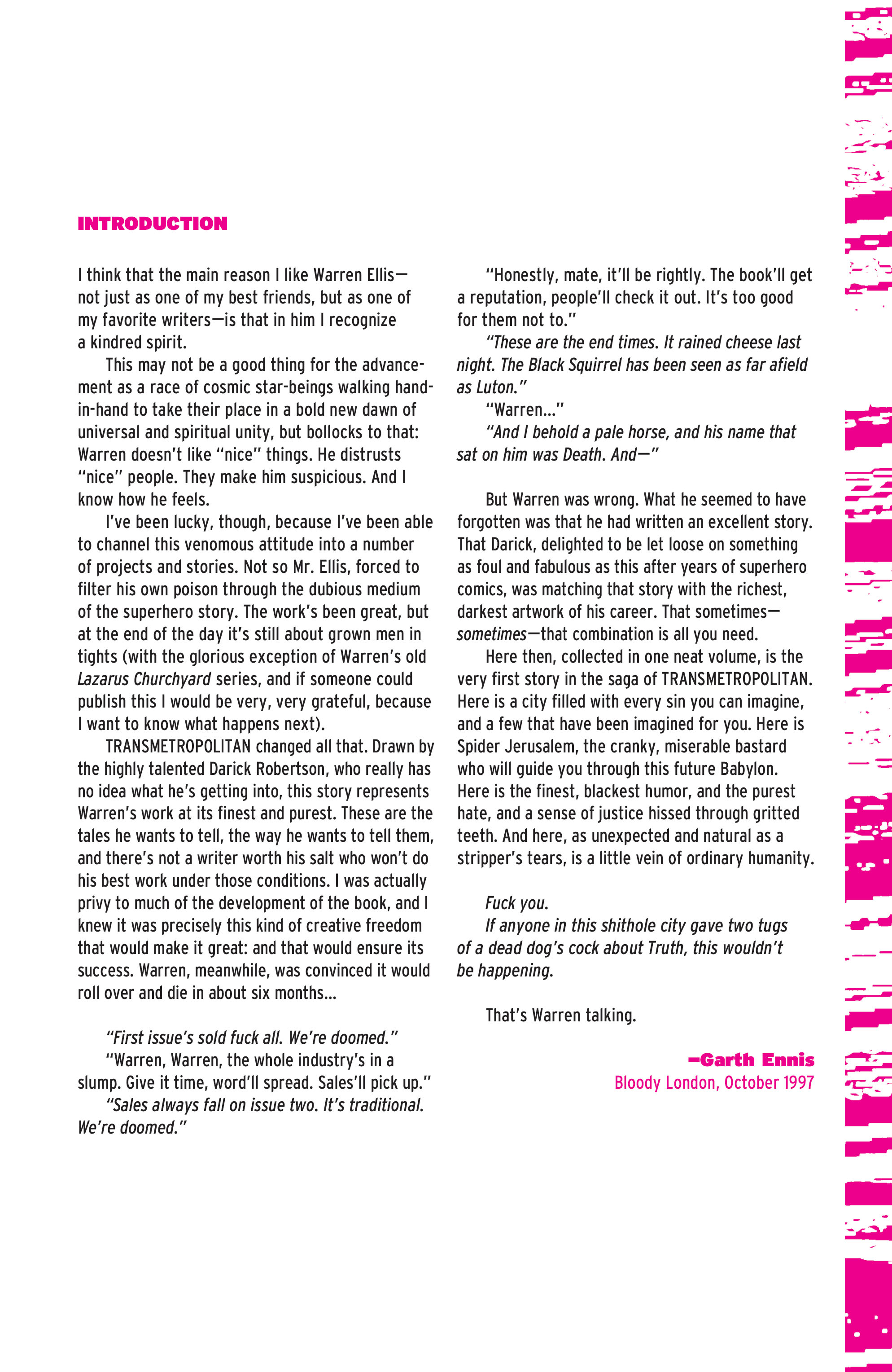 Transmetropolitan Omnibus (2019-2021): Chapter Book1 - Page 5