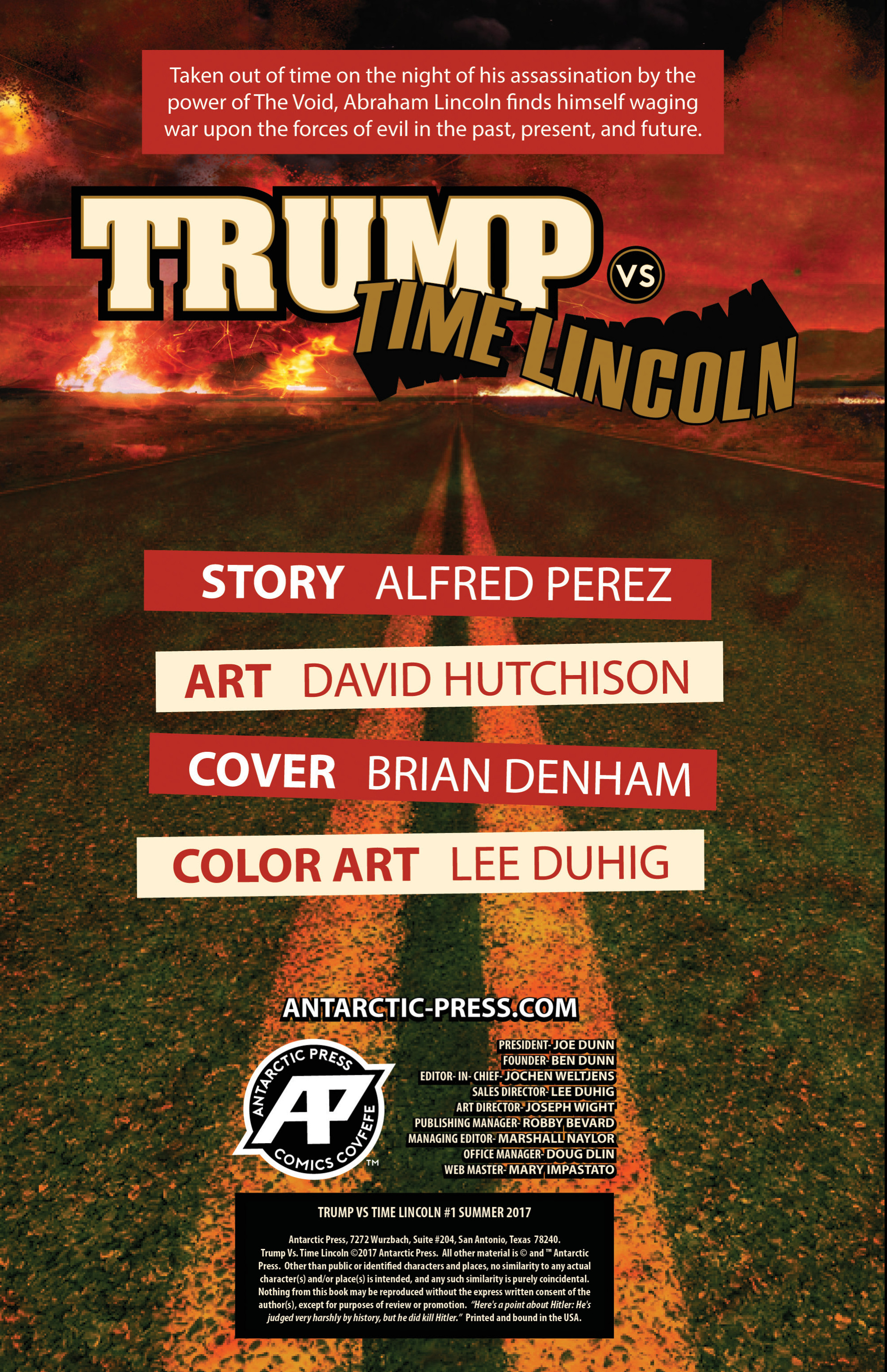 Trump vs. Time Lincoln (2017): Chapter 1 - Page 2