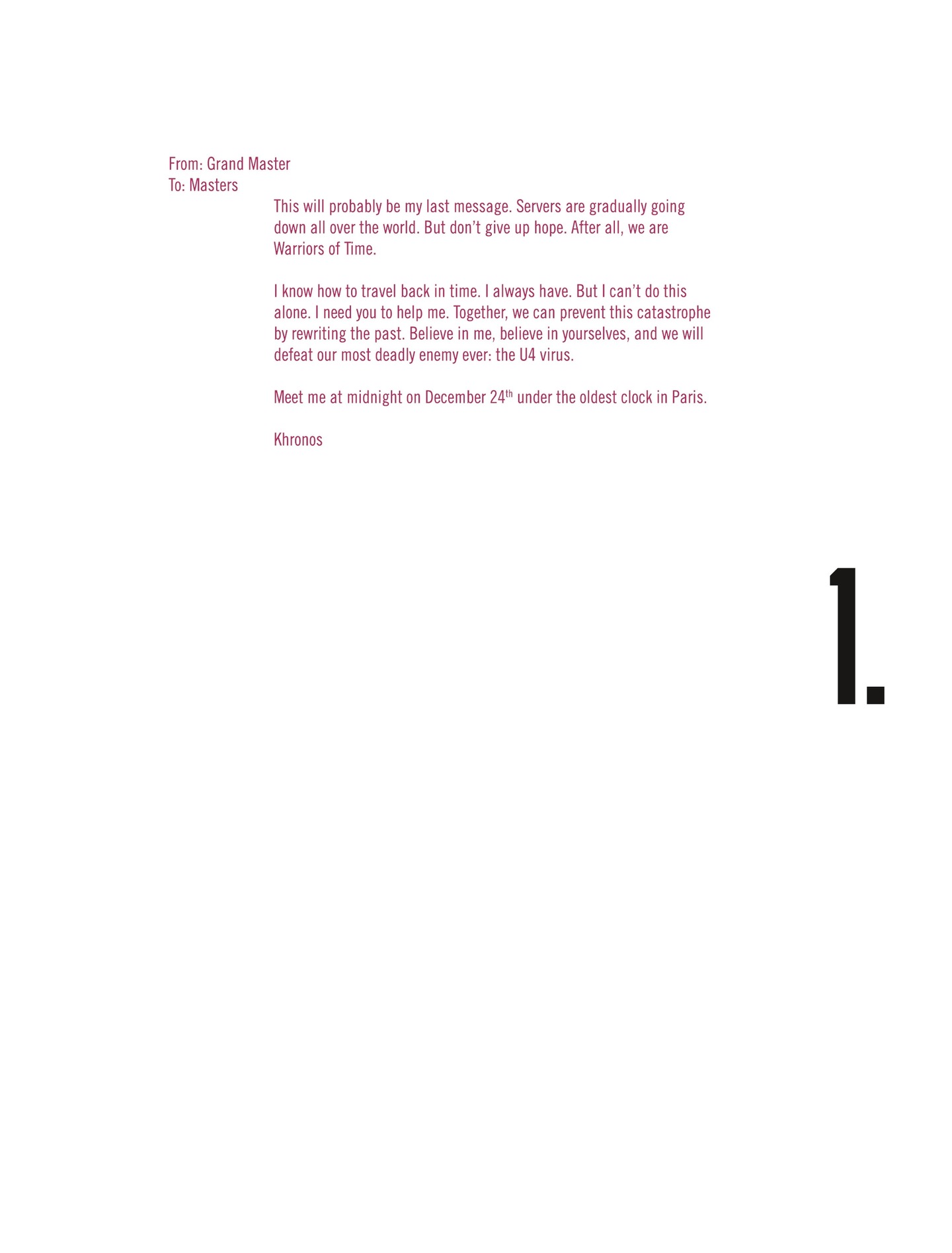 U4 (2022-): Chapter 1 - Page 3