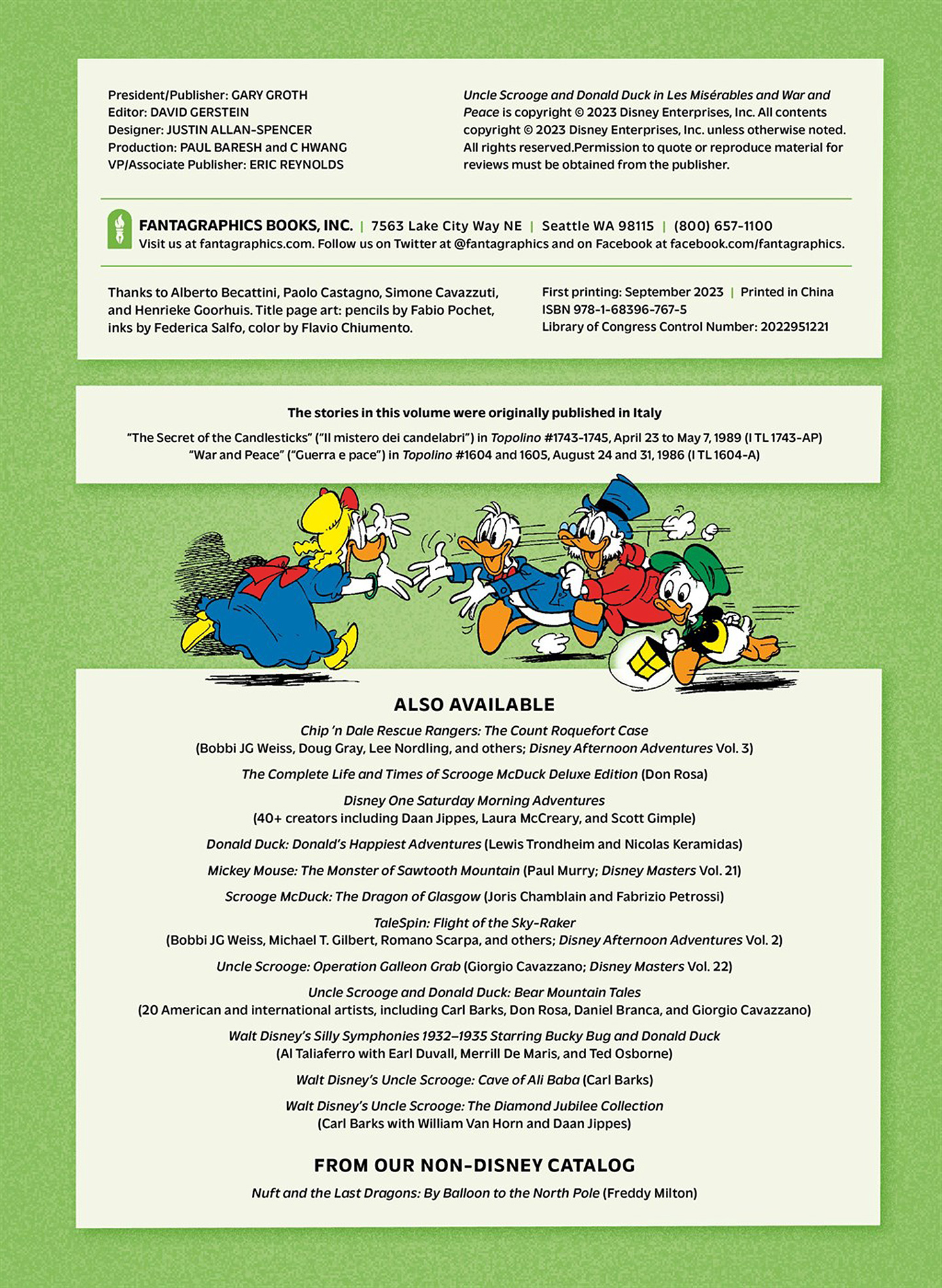 Uncle Scrooge and Donald Duck in Les Misérables and War and Peace (2023): Chapter 1 - Page 3