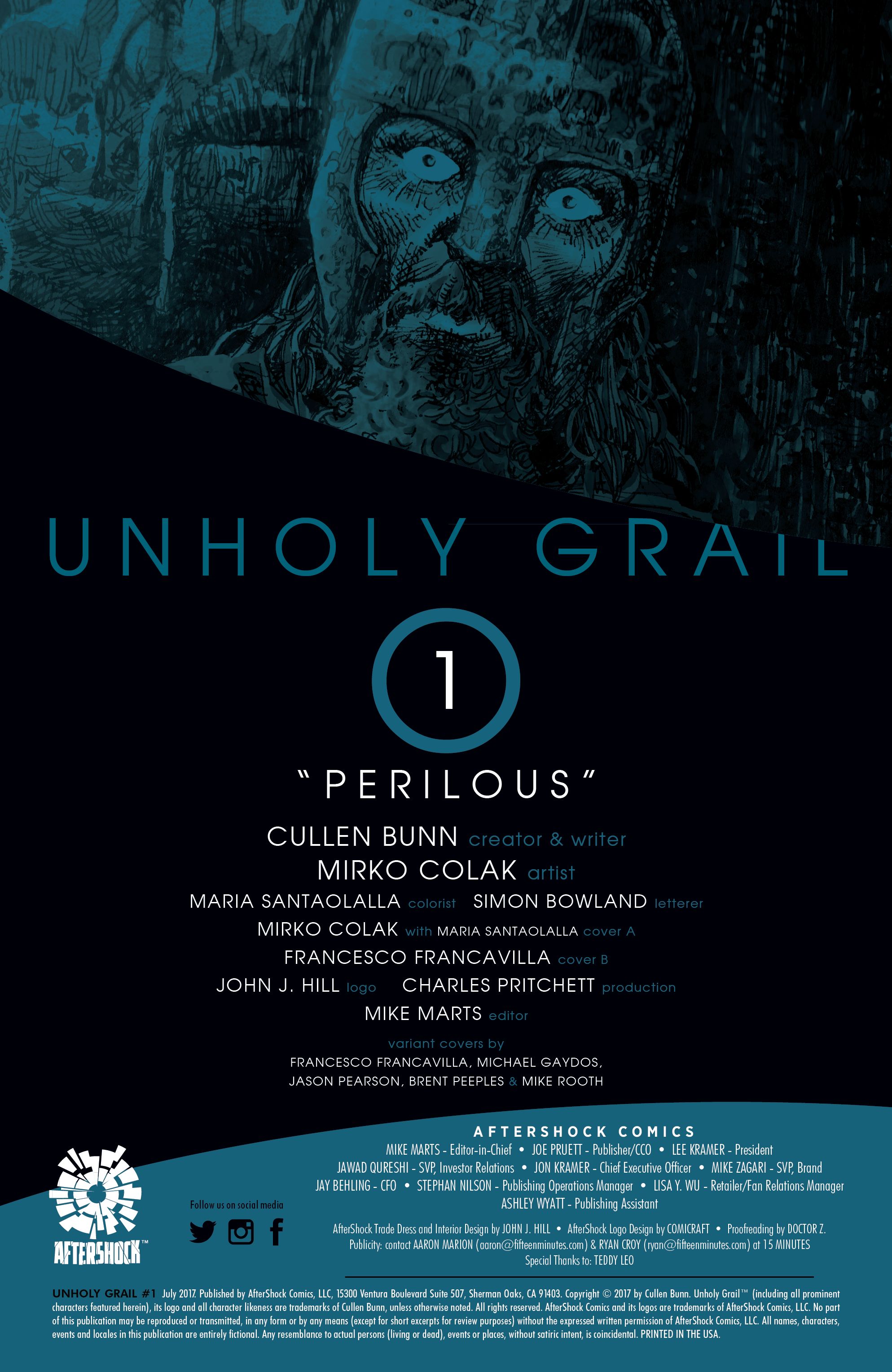 Unholy Grail (2017): Chapter 1 - Page 2