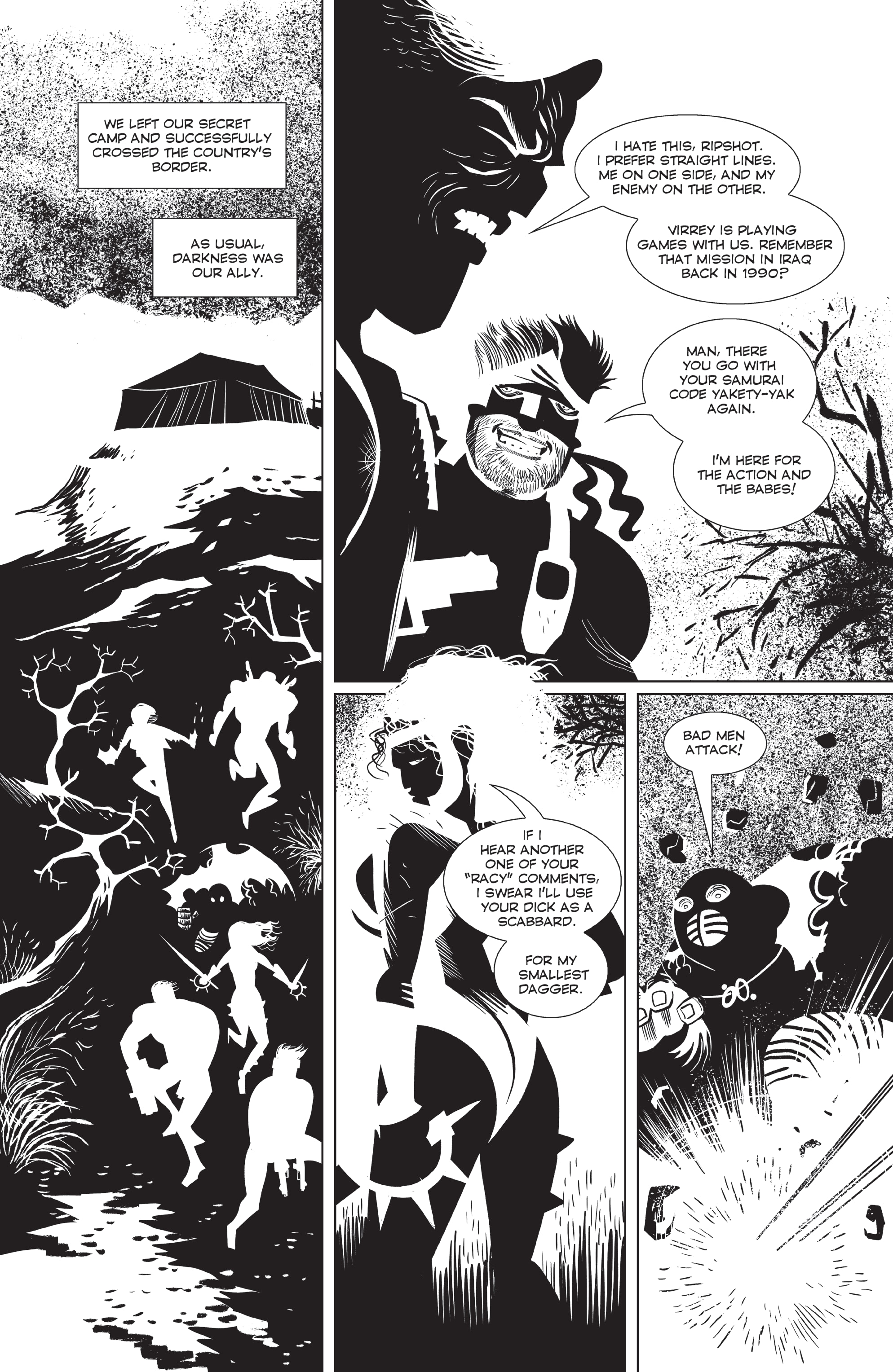 Until My Knuckles Bleed: One Deadly Shot (2022): Chapter 1 - Page 6