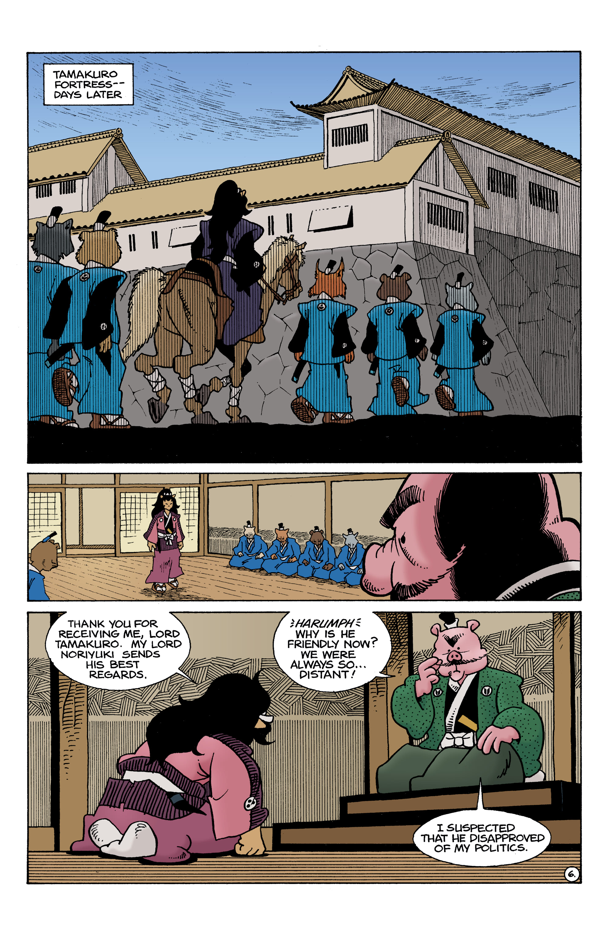 Usagi Yojimbo: The Dragon Bellow Conspiracy (2021-): Chapter 1 - Page 7
