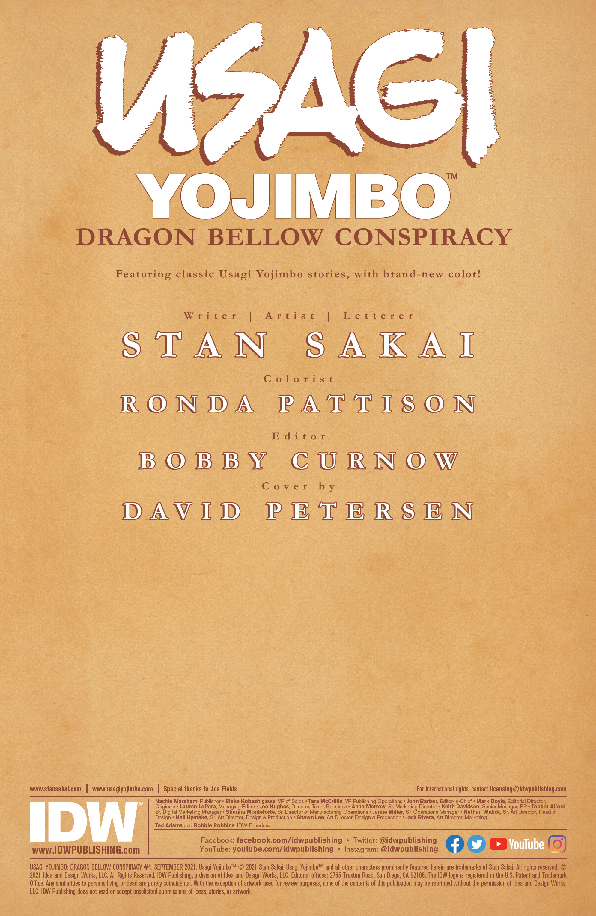 Usagi Yojimbo: The Dragon Bellow Conspiracy (2021-): Chapter 4 - Page 2
