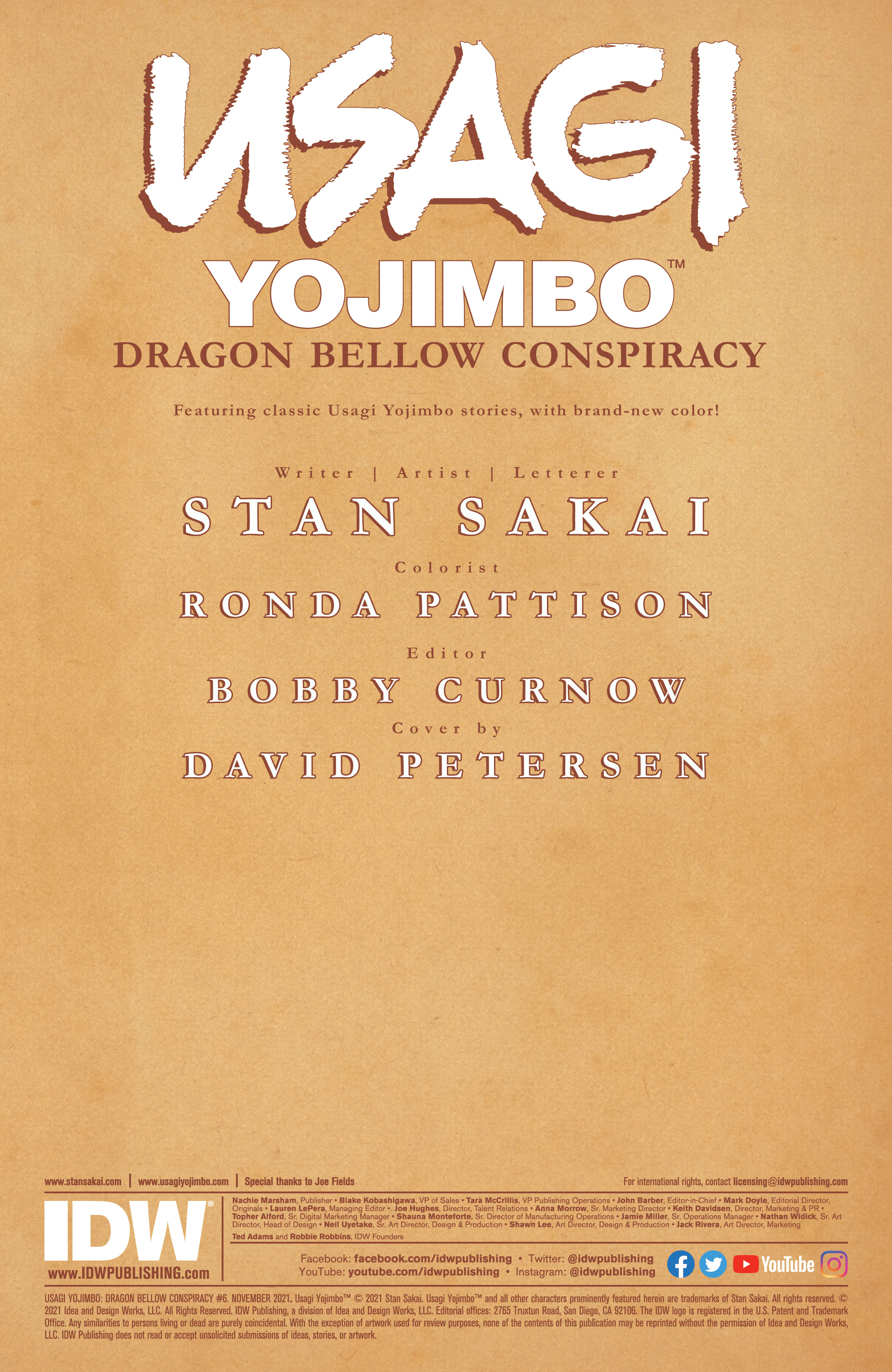 Usagi Yojimbo: The Dragon Bellow Conspiracy (2021-): Chapter 6 - Page 2
