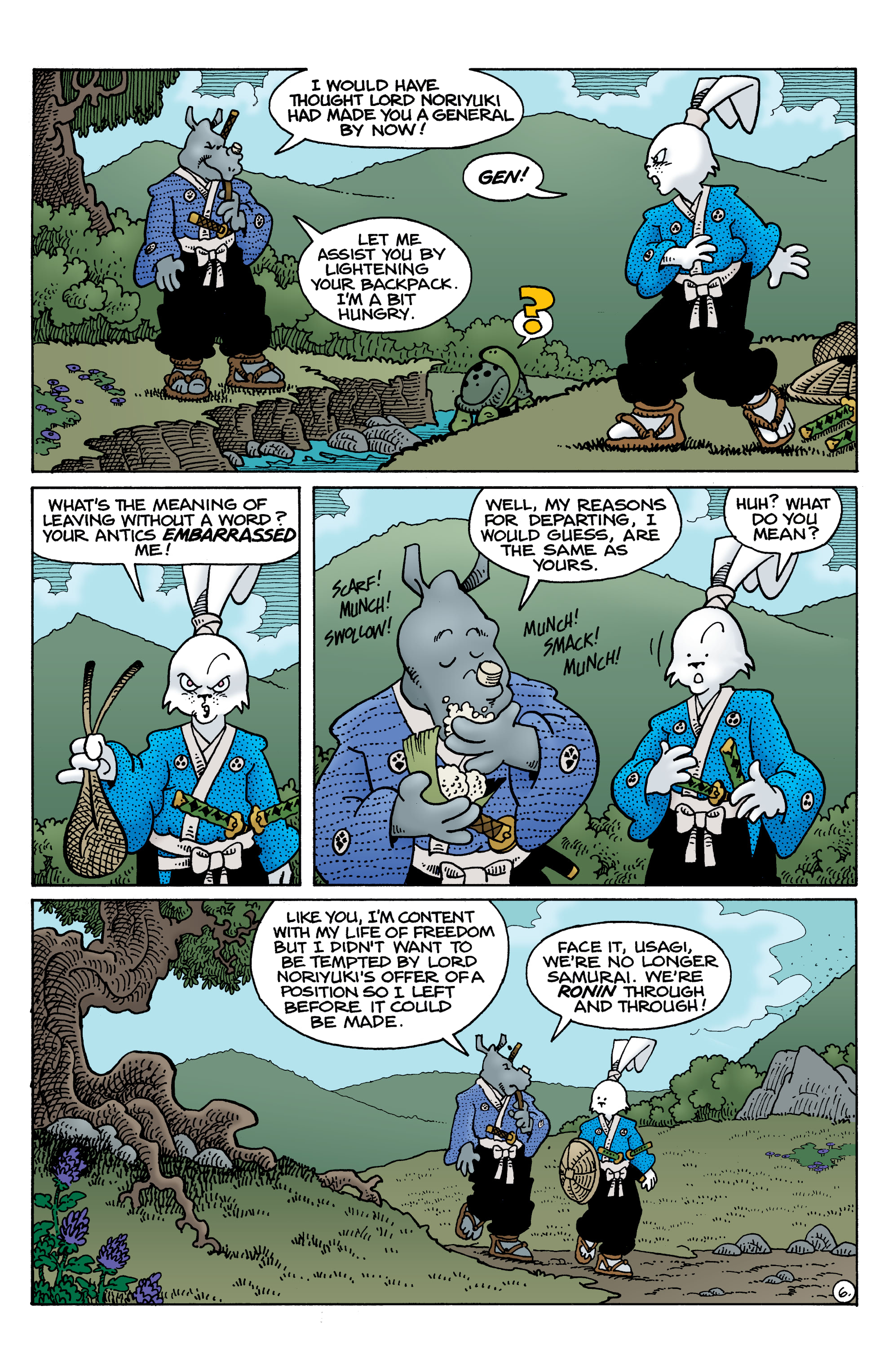 Usagi Yojimbo: The Dragon Bellow Conspiracy (2021-): Chapter 6 - Page 8