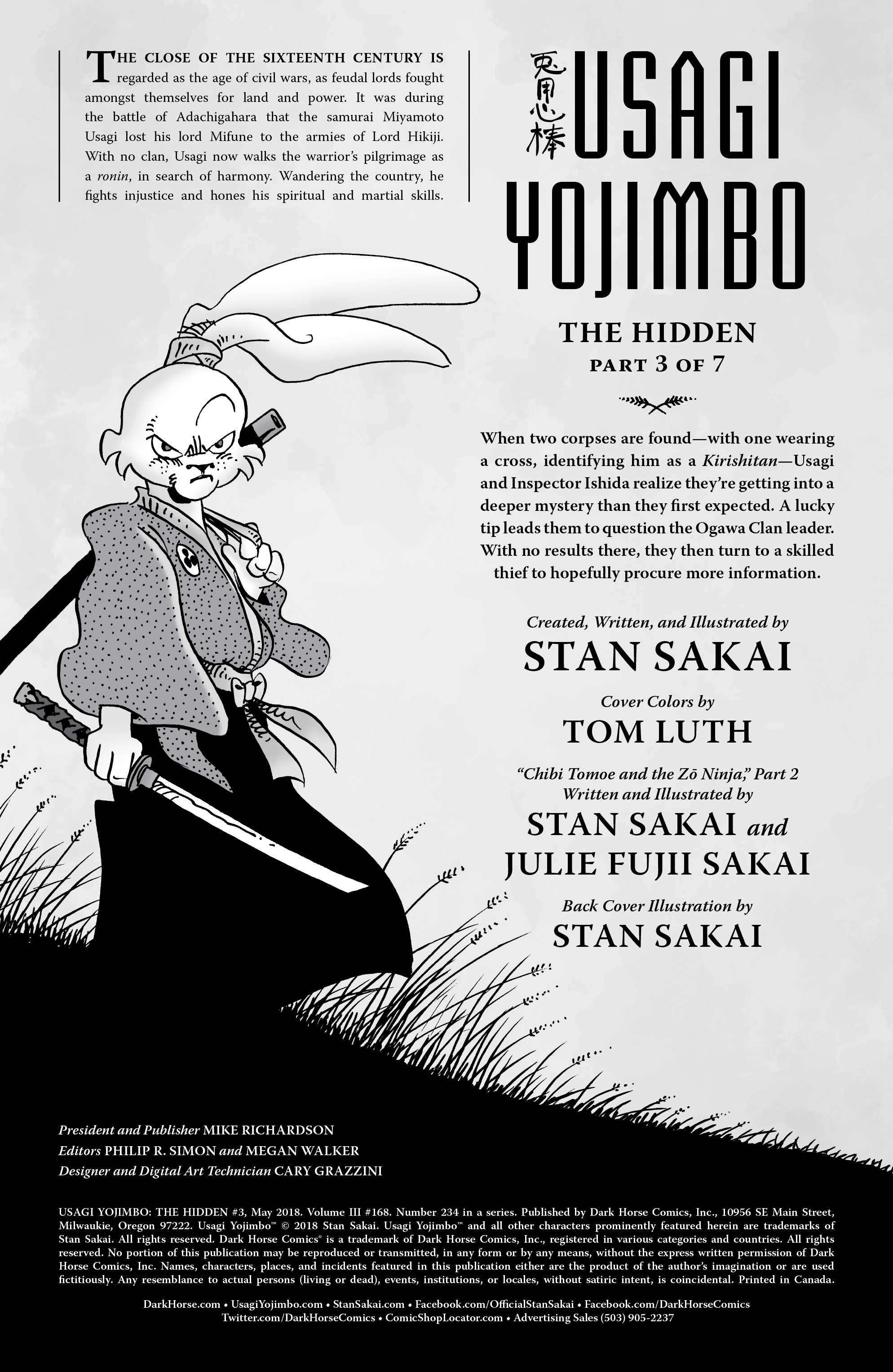 Usagi Yojimbo: The Hidden (2018-): Chapter 3 - Page 2