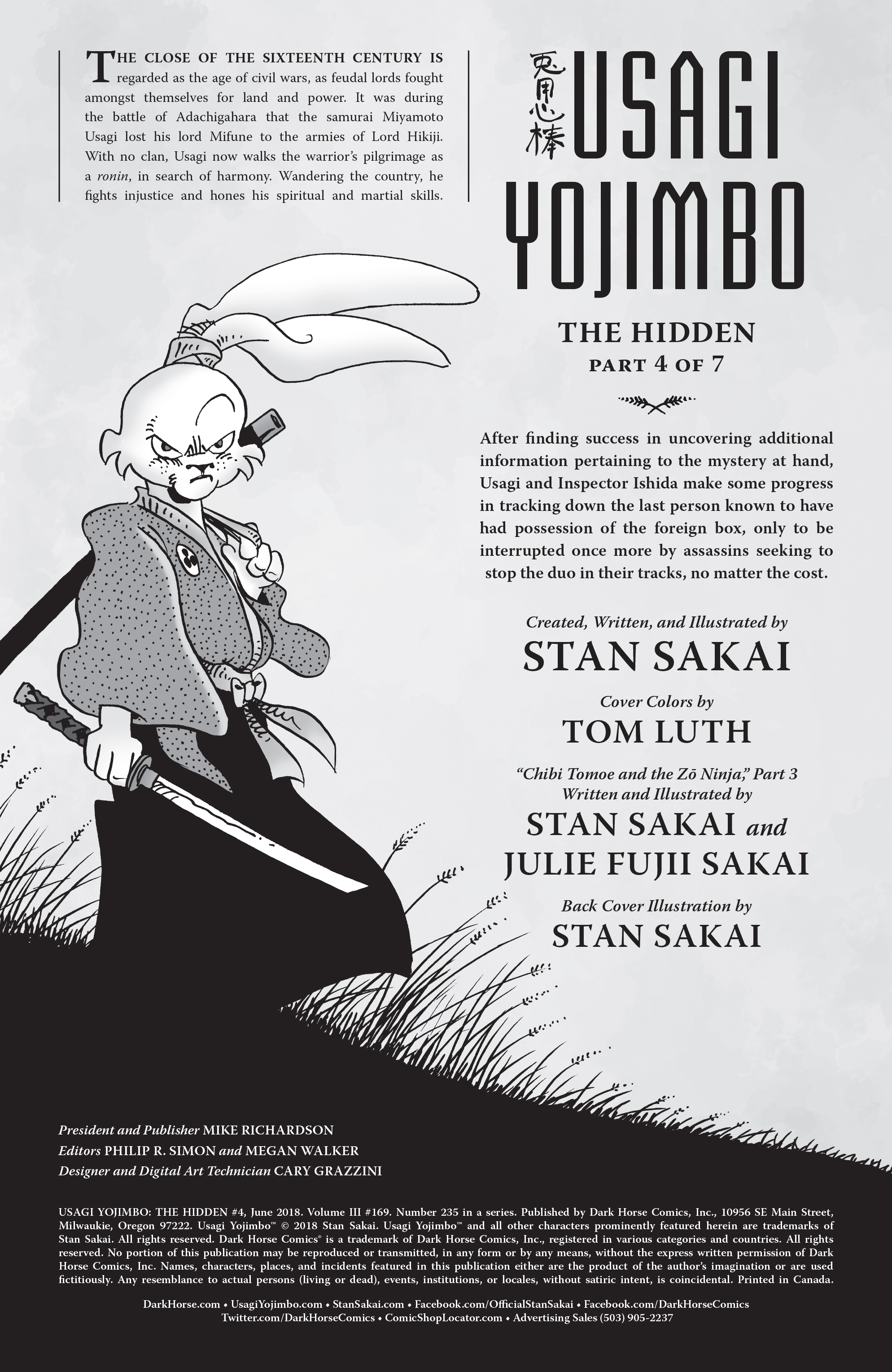 Usagi Yojimbo: The Hidden (2018-): Chapter 4 - Page 2