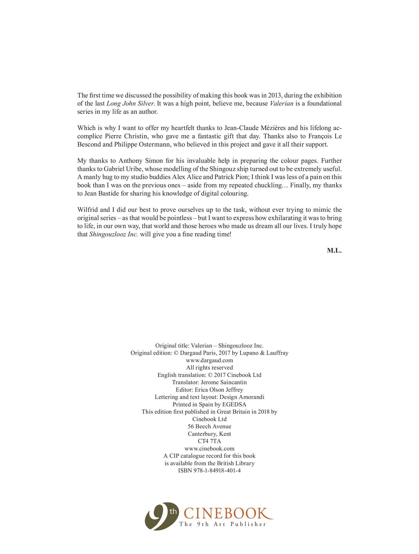 Valerian and Laureline: Shingouzlooz Inc. (2023-): Chapter 1 - Page 4