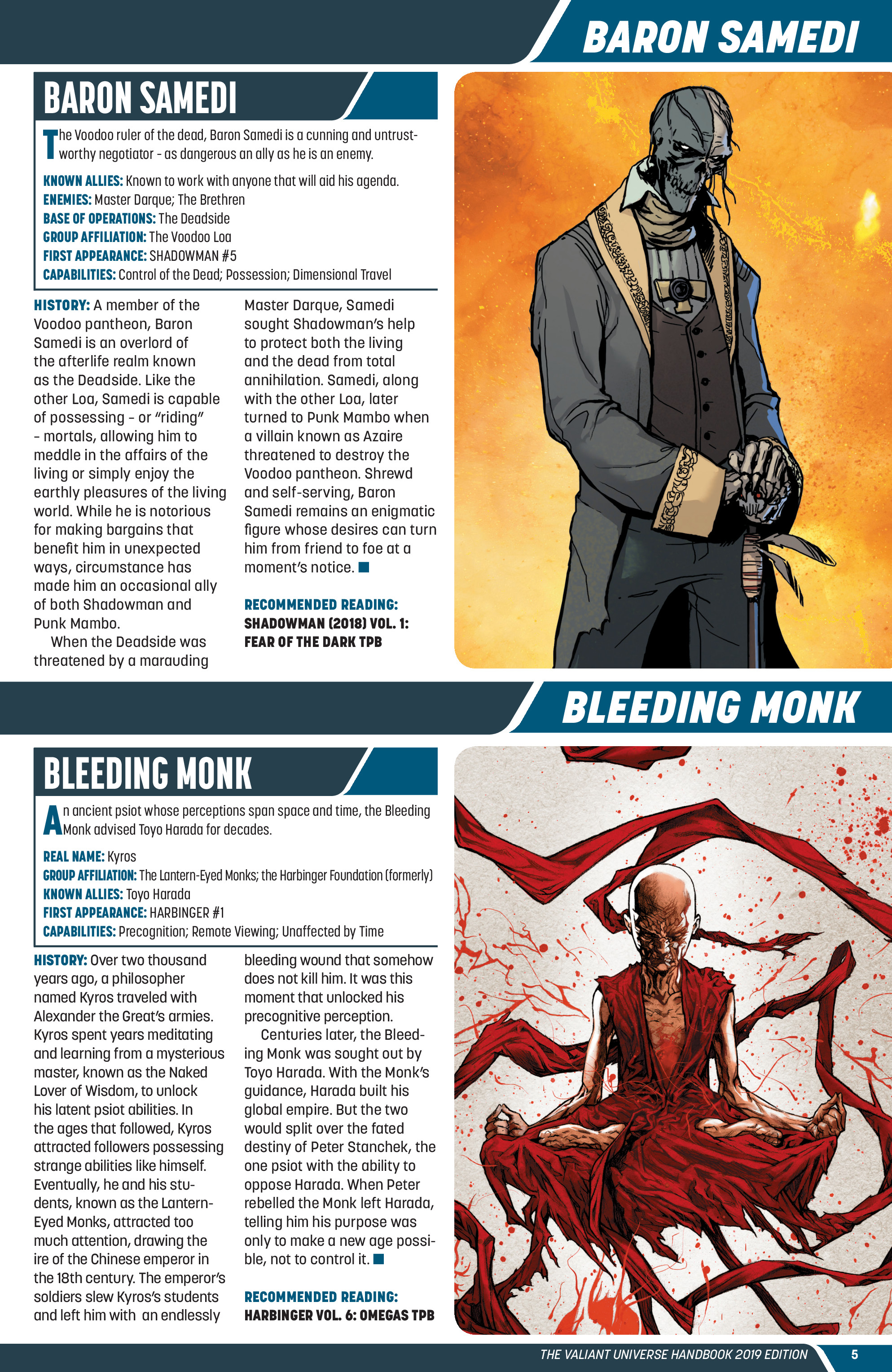 Valiant Universe Handbook 2019 Edition: Chapter 1 - Page 7