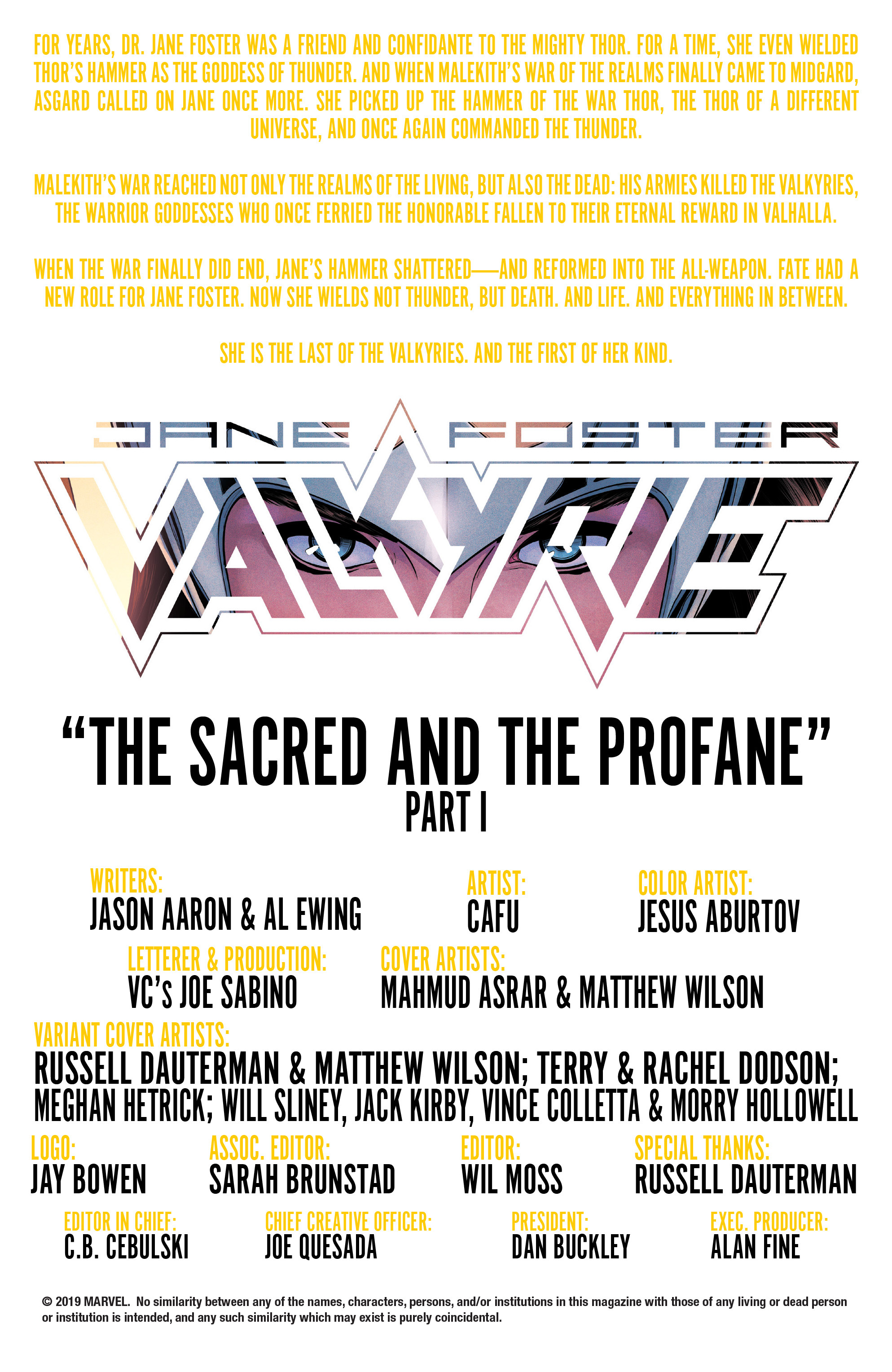 Valkyrie: Jane Foster (2019-): Chapter 1 - Page 2
