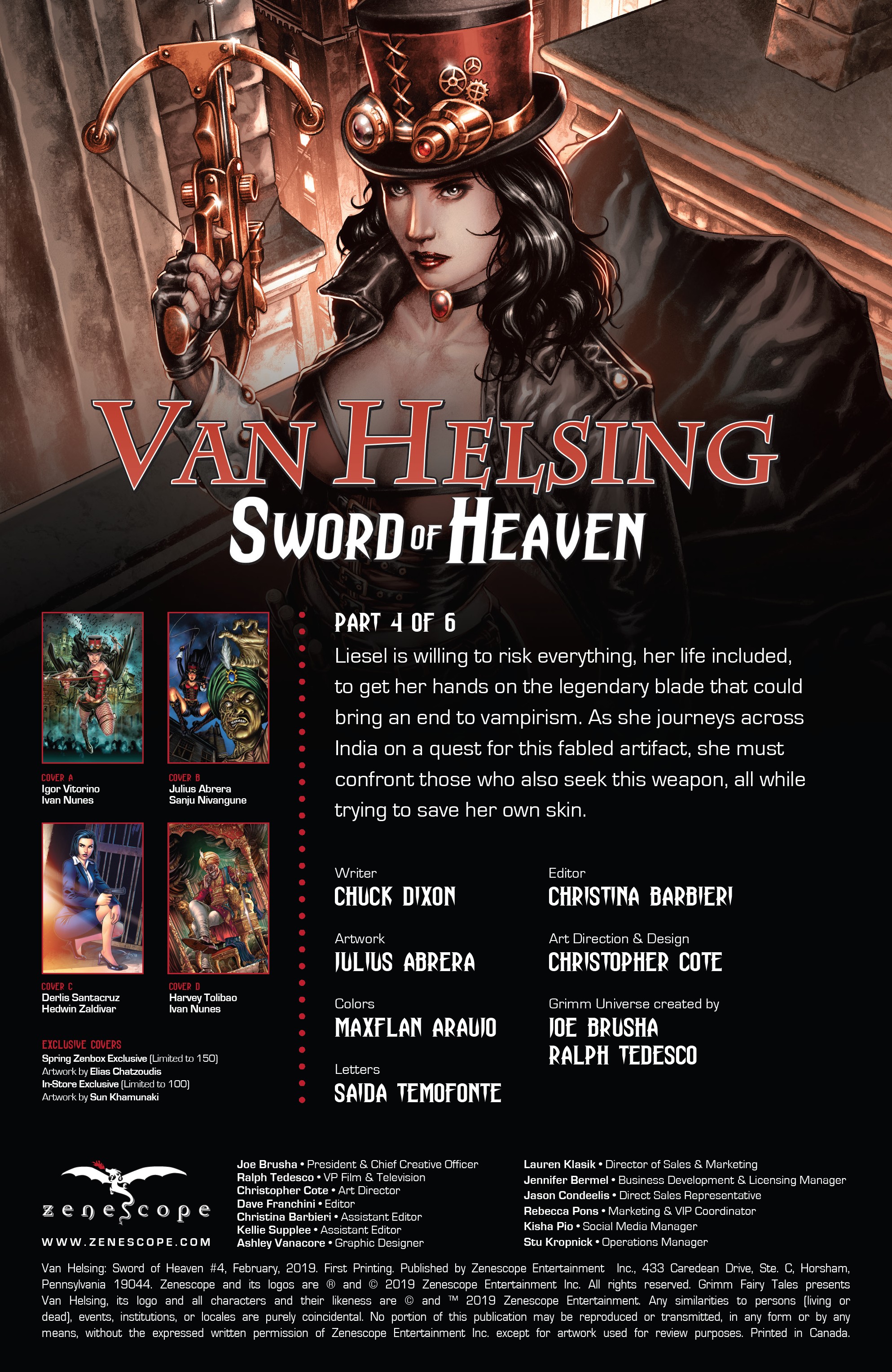 Van Helsing: Sword of Heaven (2018-): Chapter 4 - Page 2
