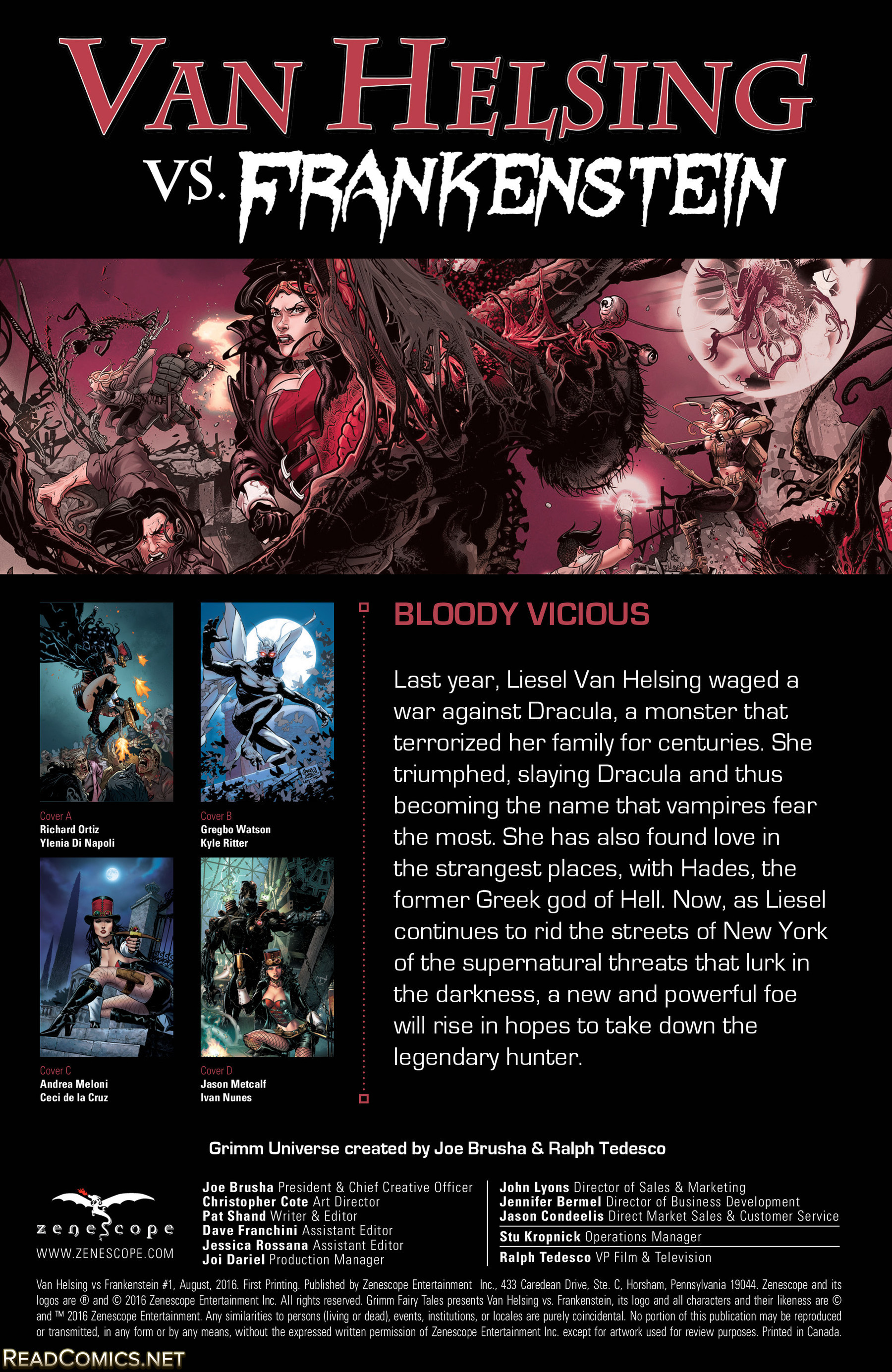 Van Helsing vs. Frankenstein (2016-): Chapter 1 - Page 2