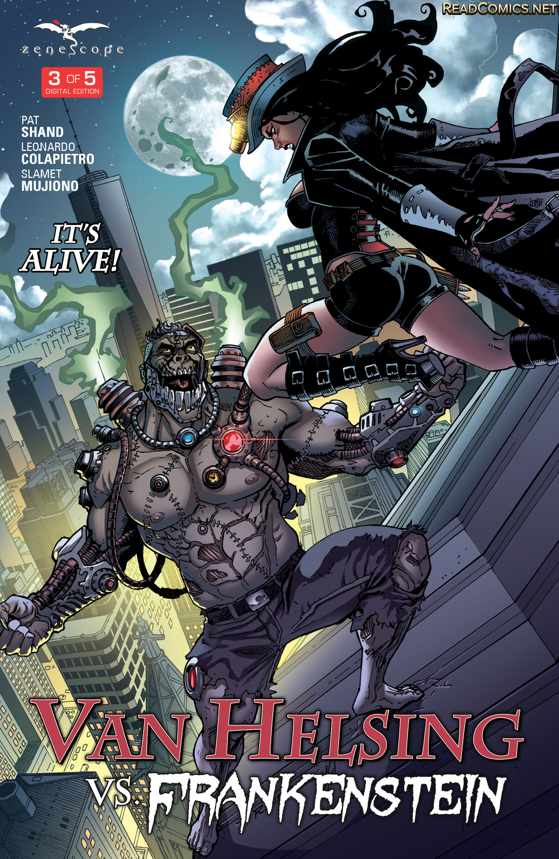 Van Helsing vs. Frankenstein (2016-): Chapter 3 - Page 1