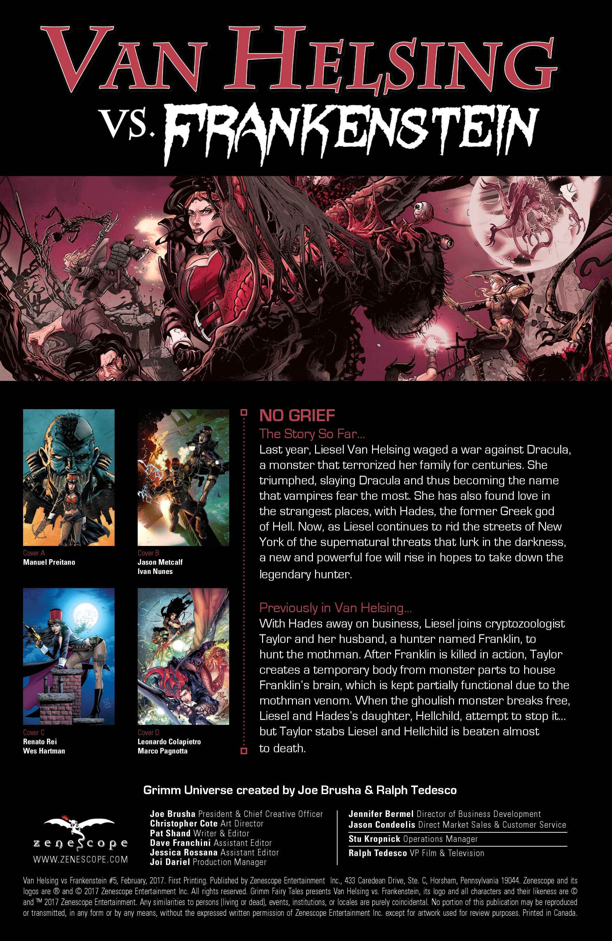 Van Helsing vs. Frankenstein (2016-): Chapter 5 - Page 2