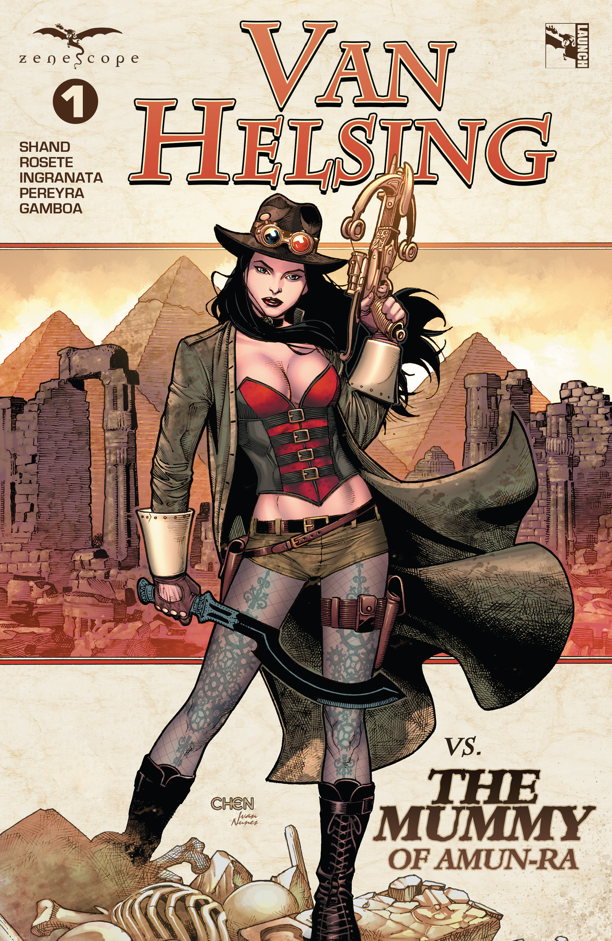 Van Helsing Vs The Mummy Of Amun Ra (2017): Chapter 1 - Page 1