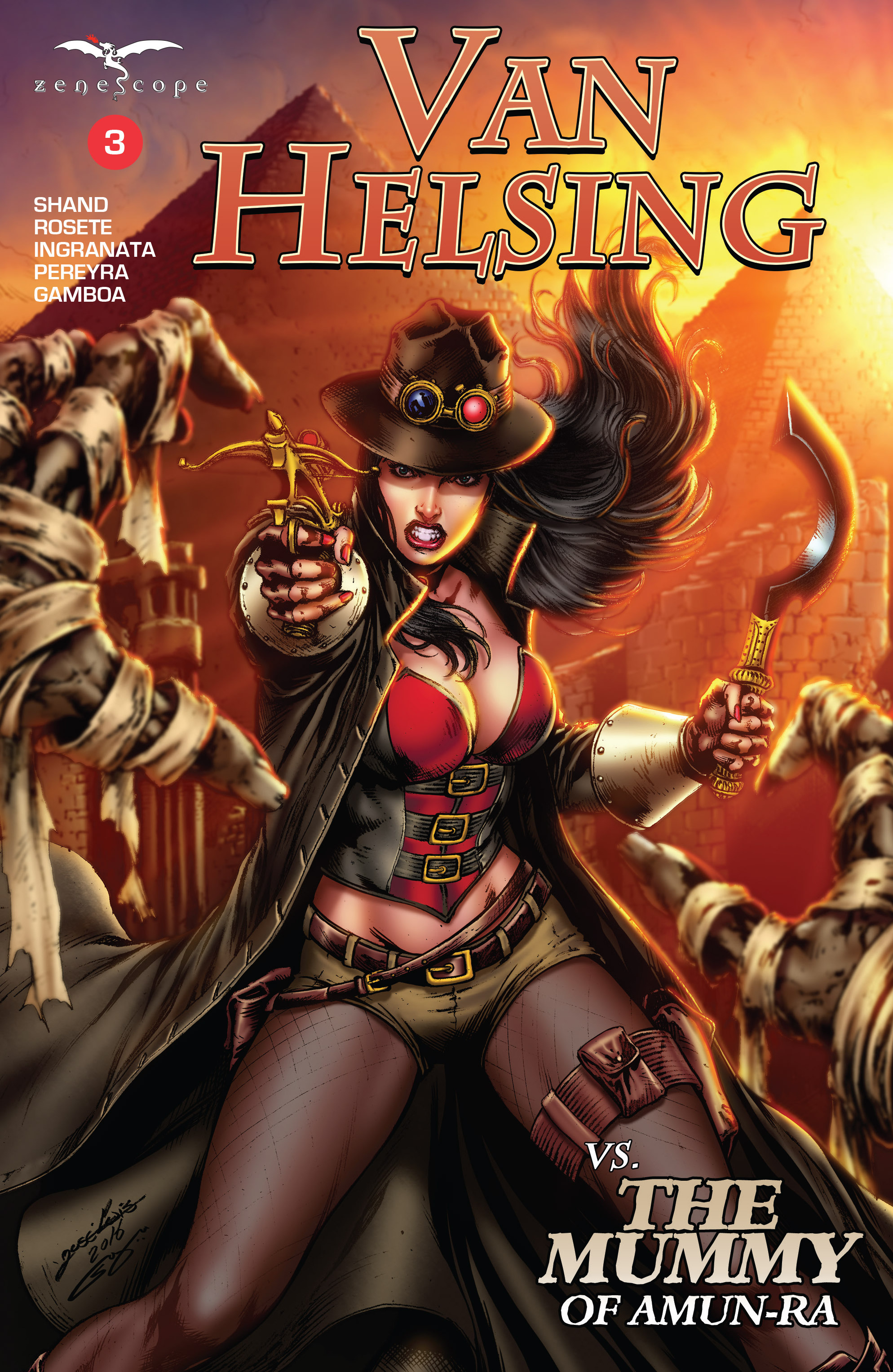 Van Helsing Vs The Mummy Of Amun Ra (2017): Chapter 3 - Page 1