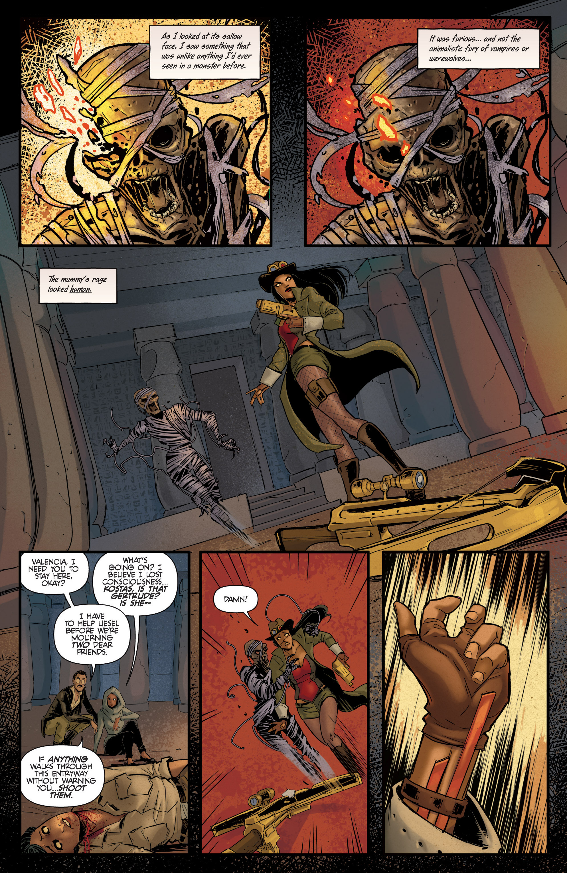 Van Helsing Vs The Mummy Of Amun Ra (2017): Chapter 3 - Page 12