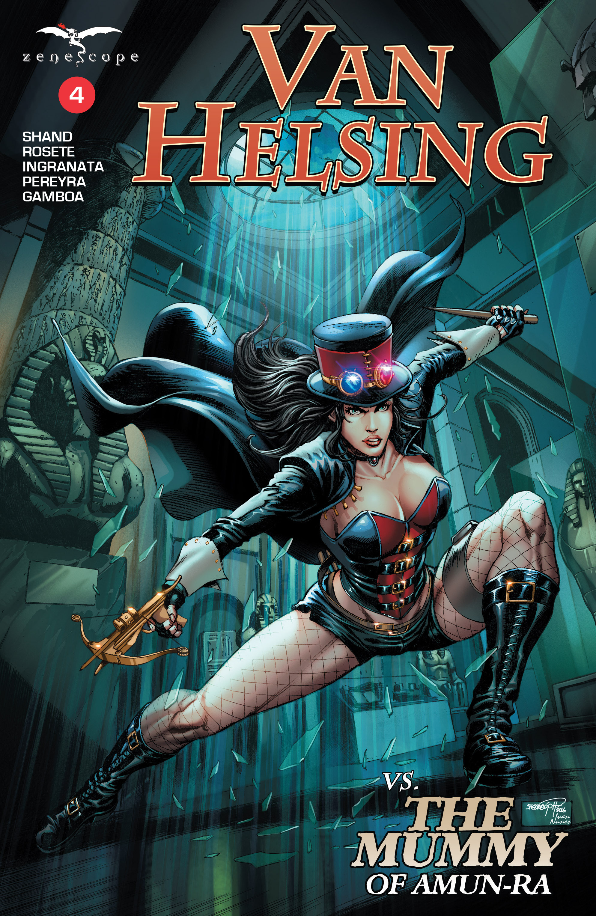 Van Helsing Vs The Mummy Of Amun Ra (2017): Chapter 4 - Page 1
