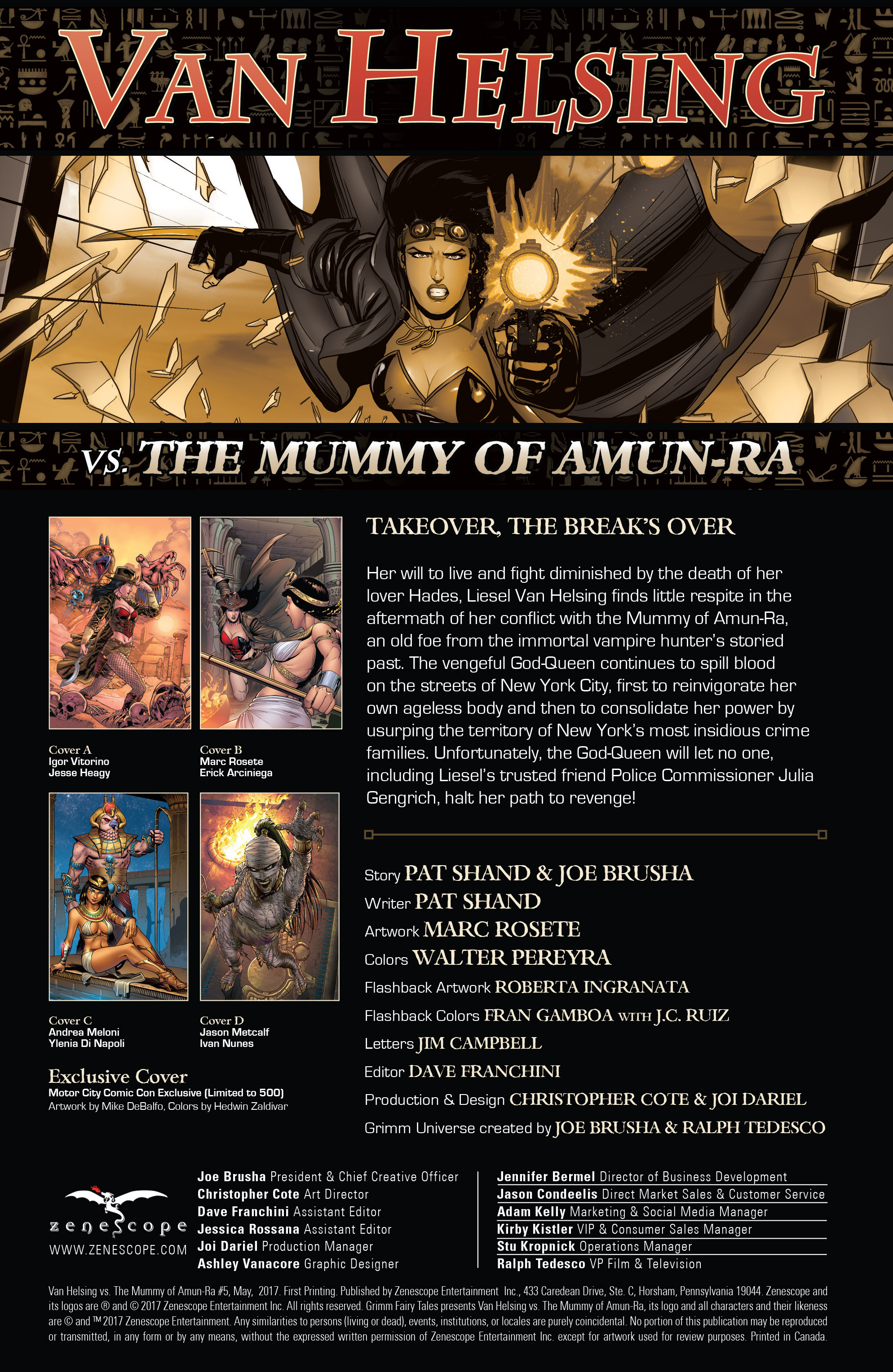 Van Helsing Vs The Mummy Of Amun Ra (2017): Chapter 5 - Page 2