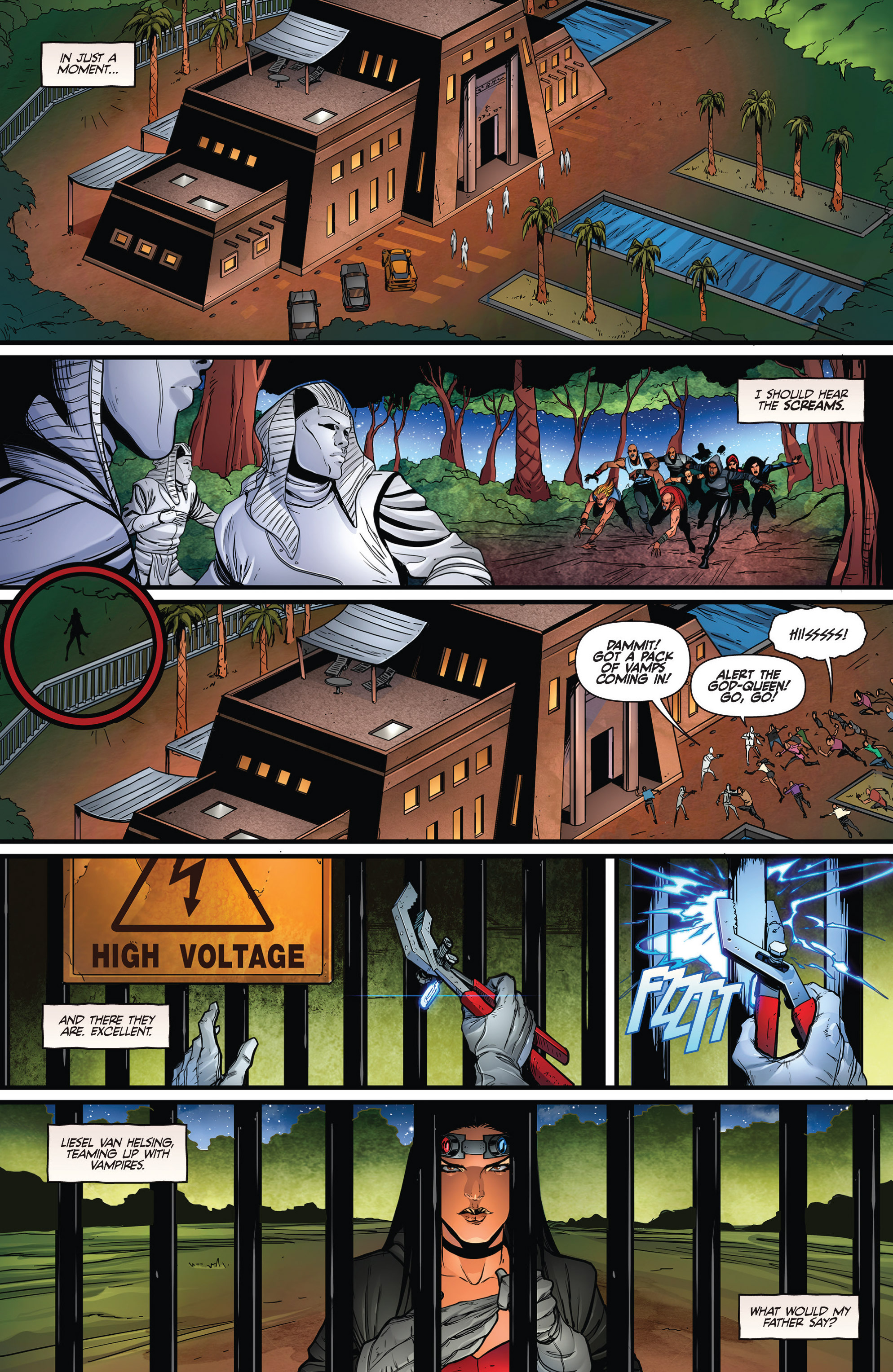 Van Helsing Vs The Mummy Of Amun Ra (2017): Chapter 5 - Page 3