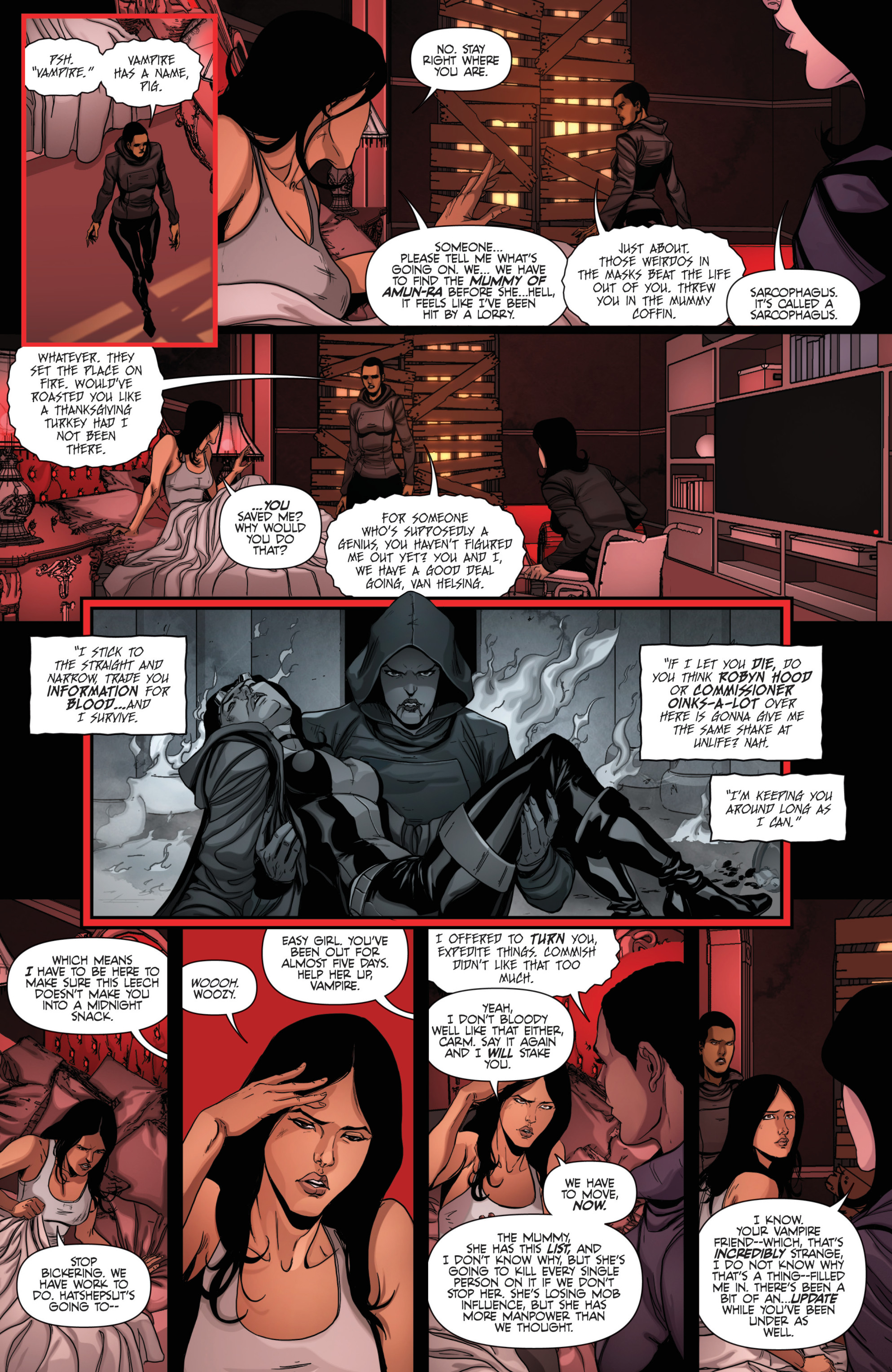 Van Helsing Vs The Mummy Of Amun Ra (2017): Chapter 6 - Page 4