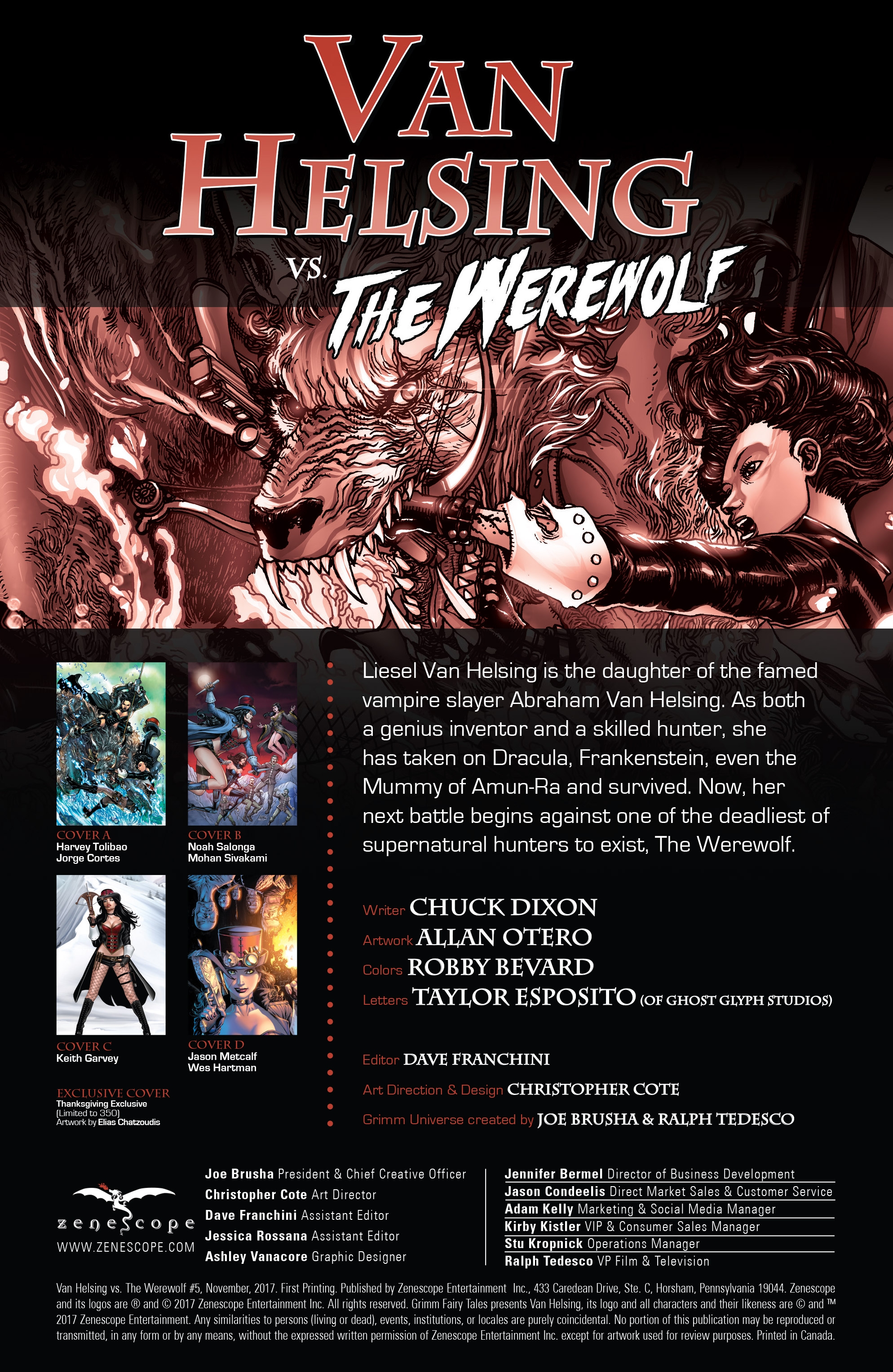 Van Helsing vs. The Werewolf (2017): Chapter 5 - Page 2