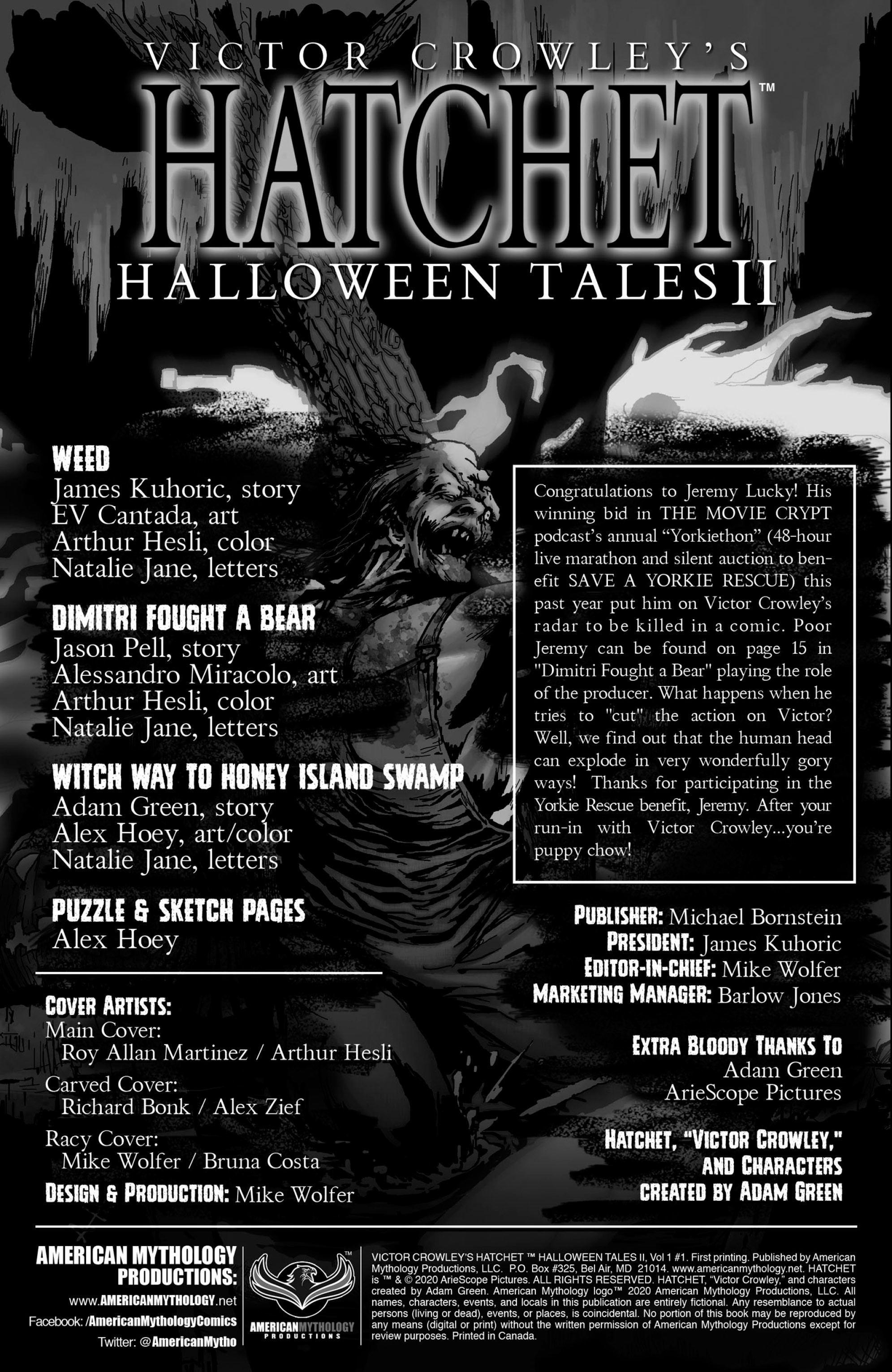 Victor Crowley's Hatchet Halloween Tales (2019-): Chapter 2 - Page 2
