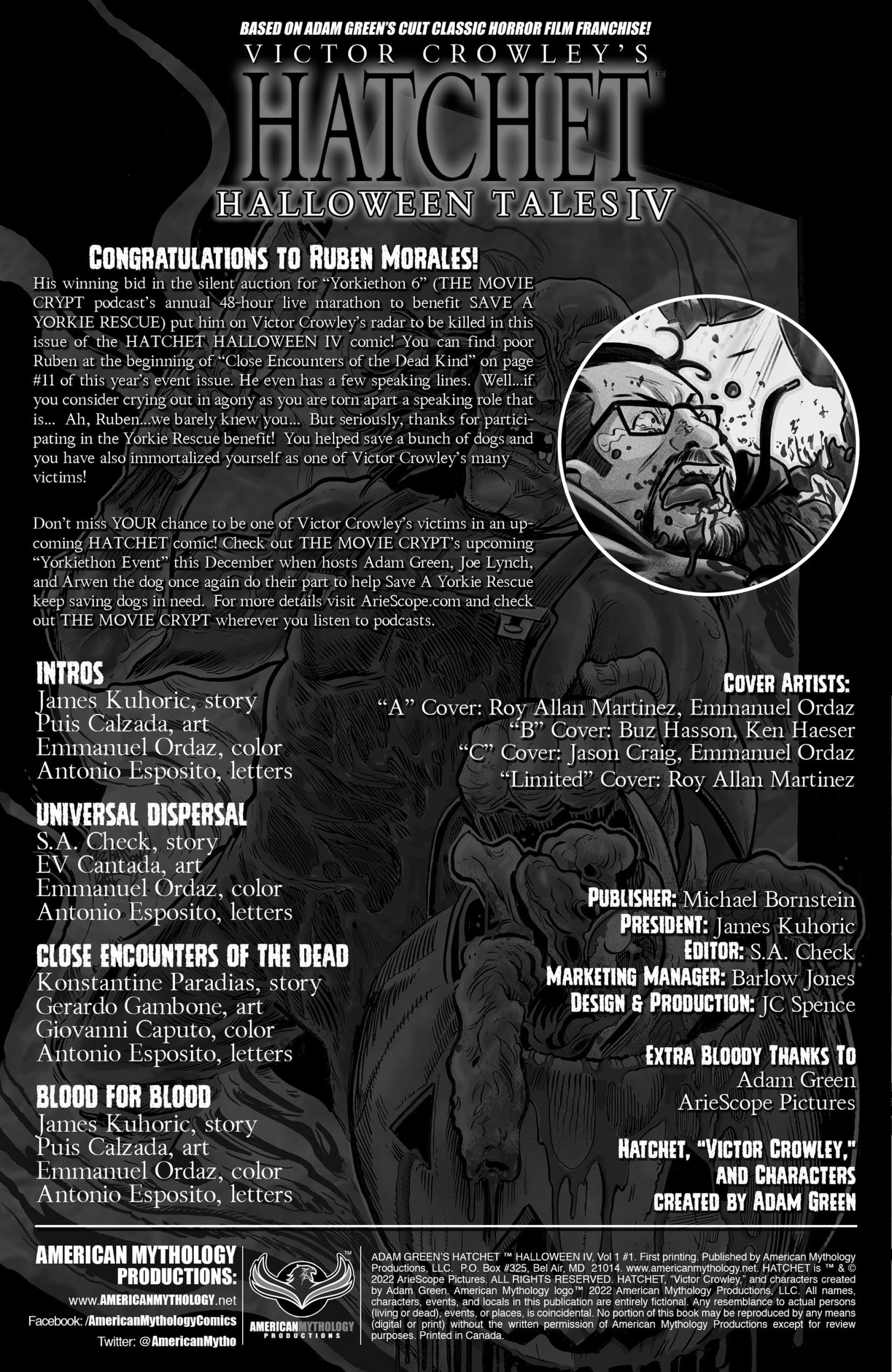 Victor Crowley's Hatchet: Halloween Tales IV (2022-): Chapter 1 - Page 2