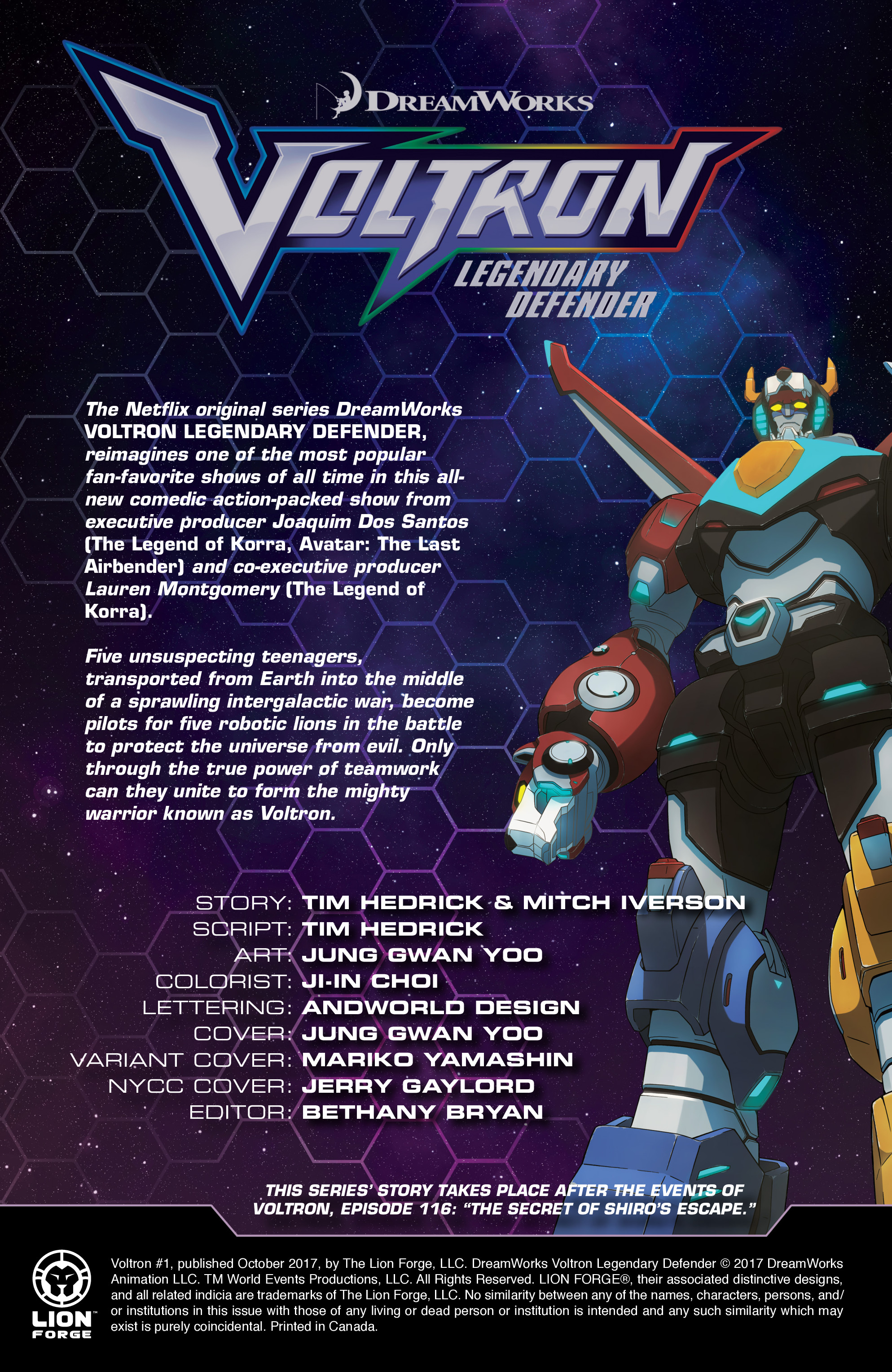 Voltron Legendary Defender Vol. 2 (2017): Chapter 1 - Page 2