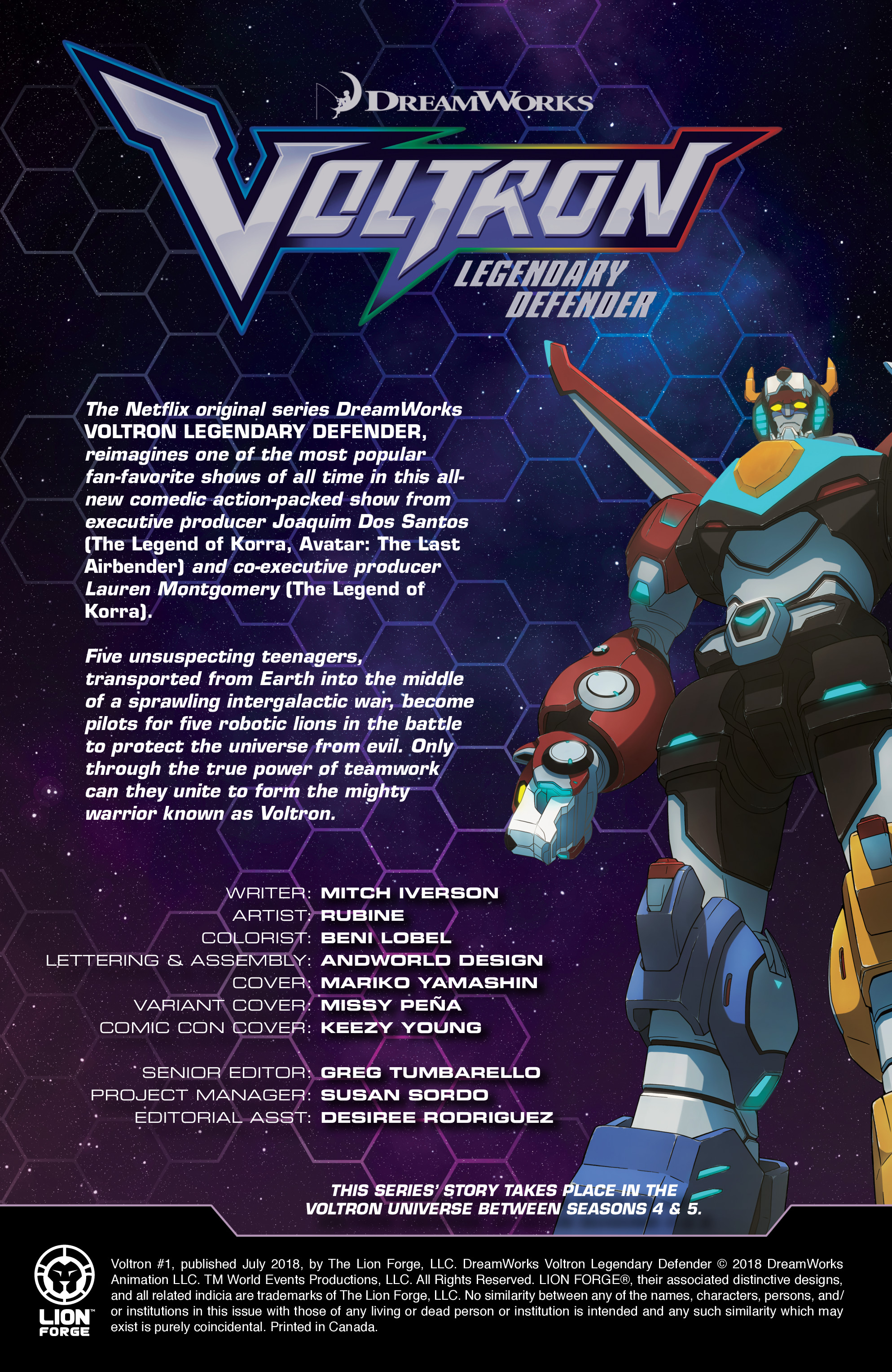 Voltron Legendary Defender Vol. 3 (2018-): Chapter 1 - Page 2