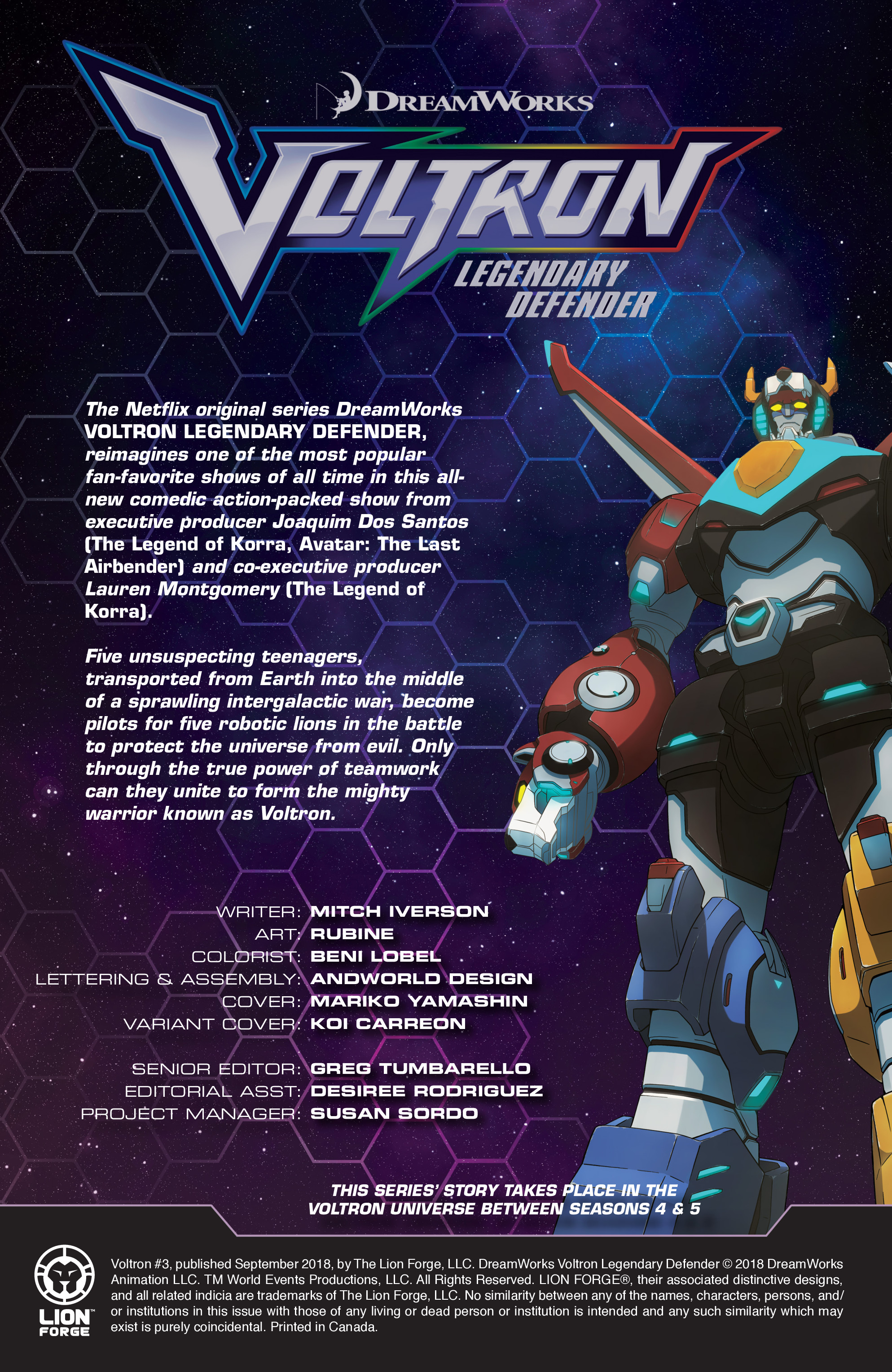 Voltron Legendary Defender Vol. 3 (2018-): Chapter 3 - Page 2