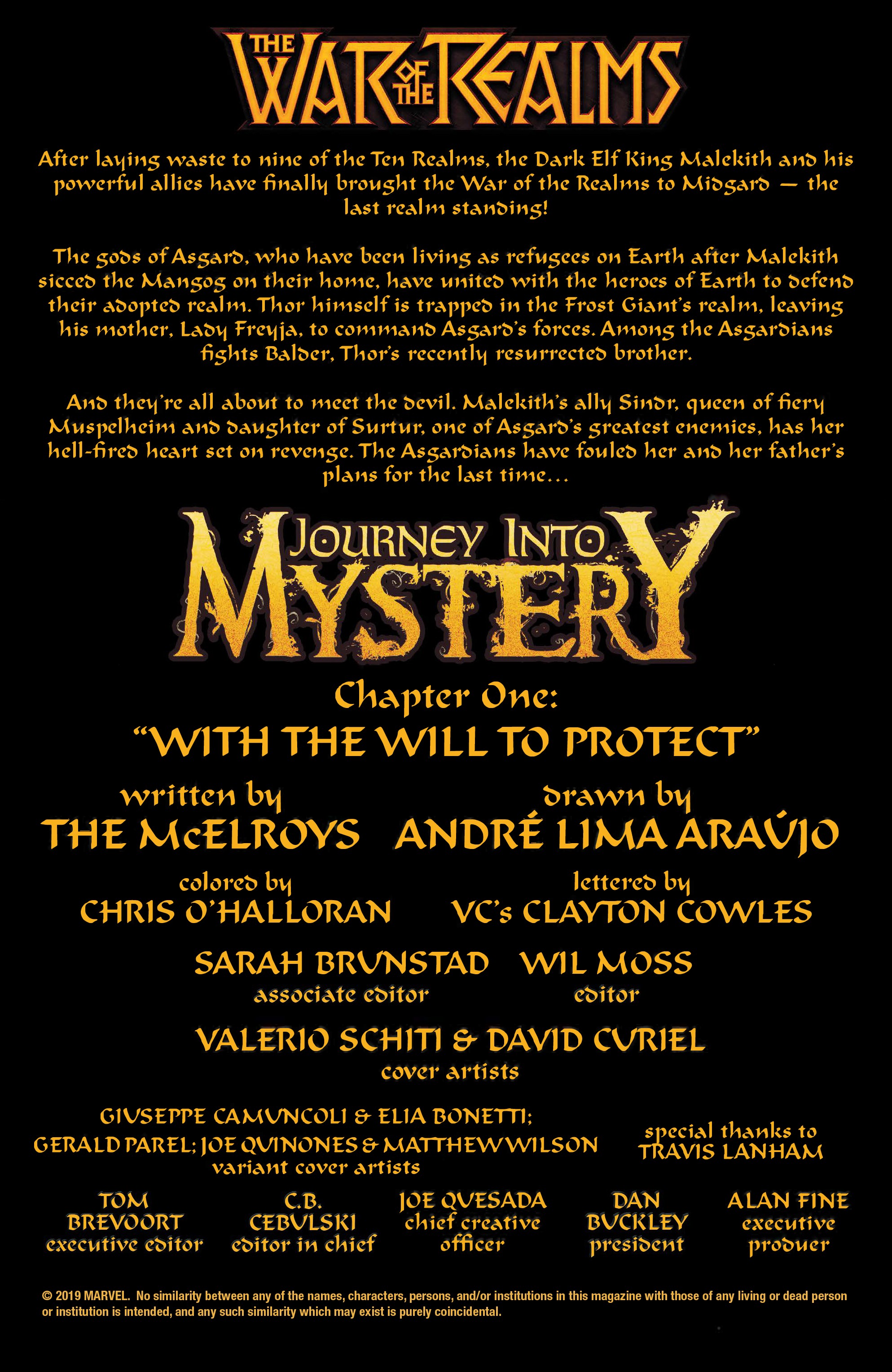 War Of The Realms: Journey Into Mystery (2019-): Chapter 1 - Page 2