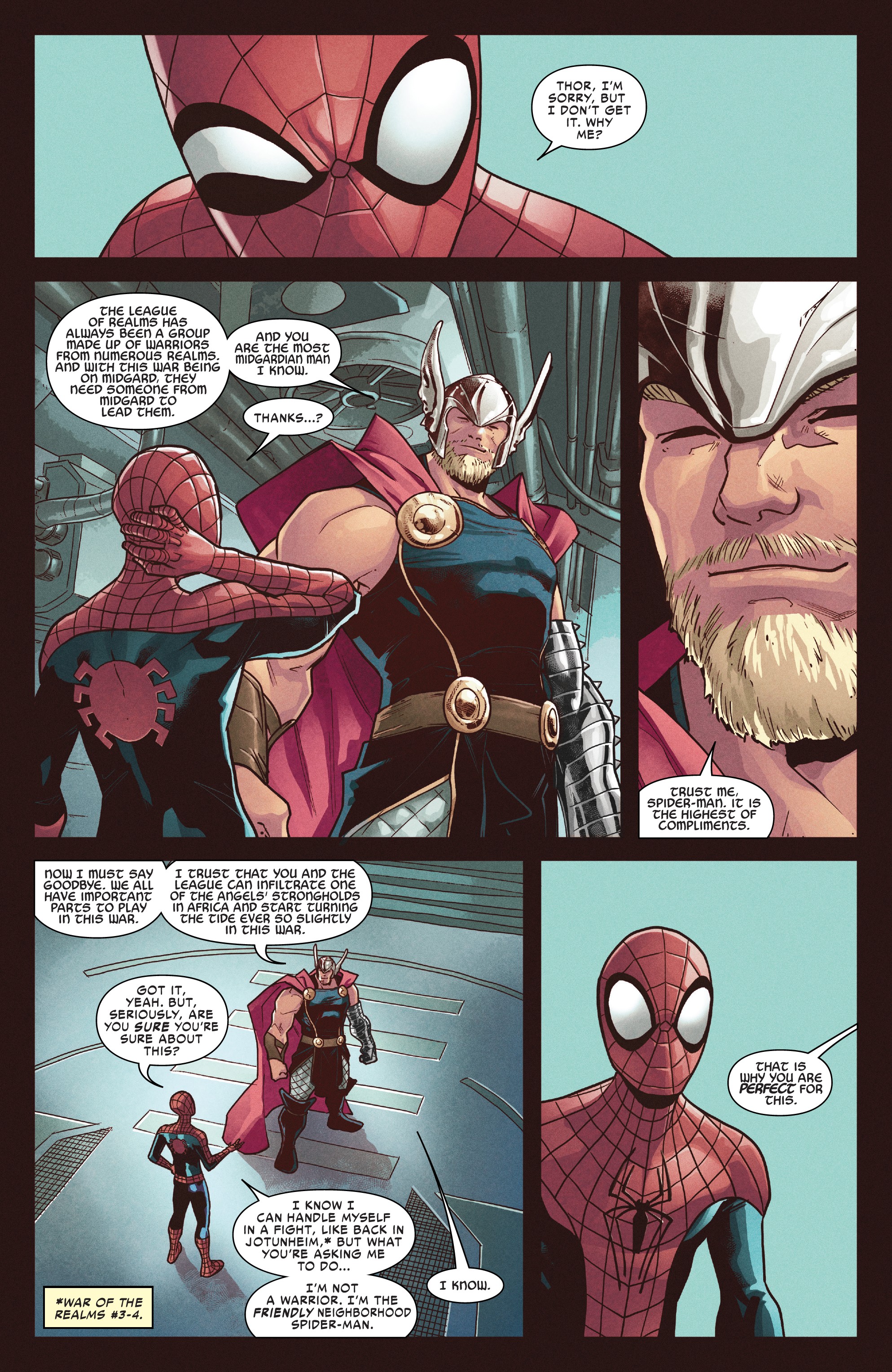 War Of The Realms: Spider-Man & The League Of Realms (2019-): Chapter 1 - Page 6