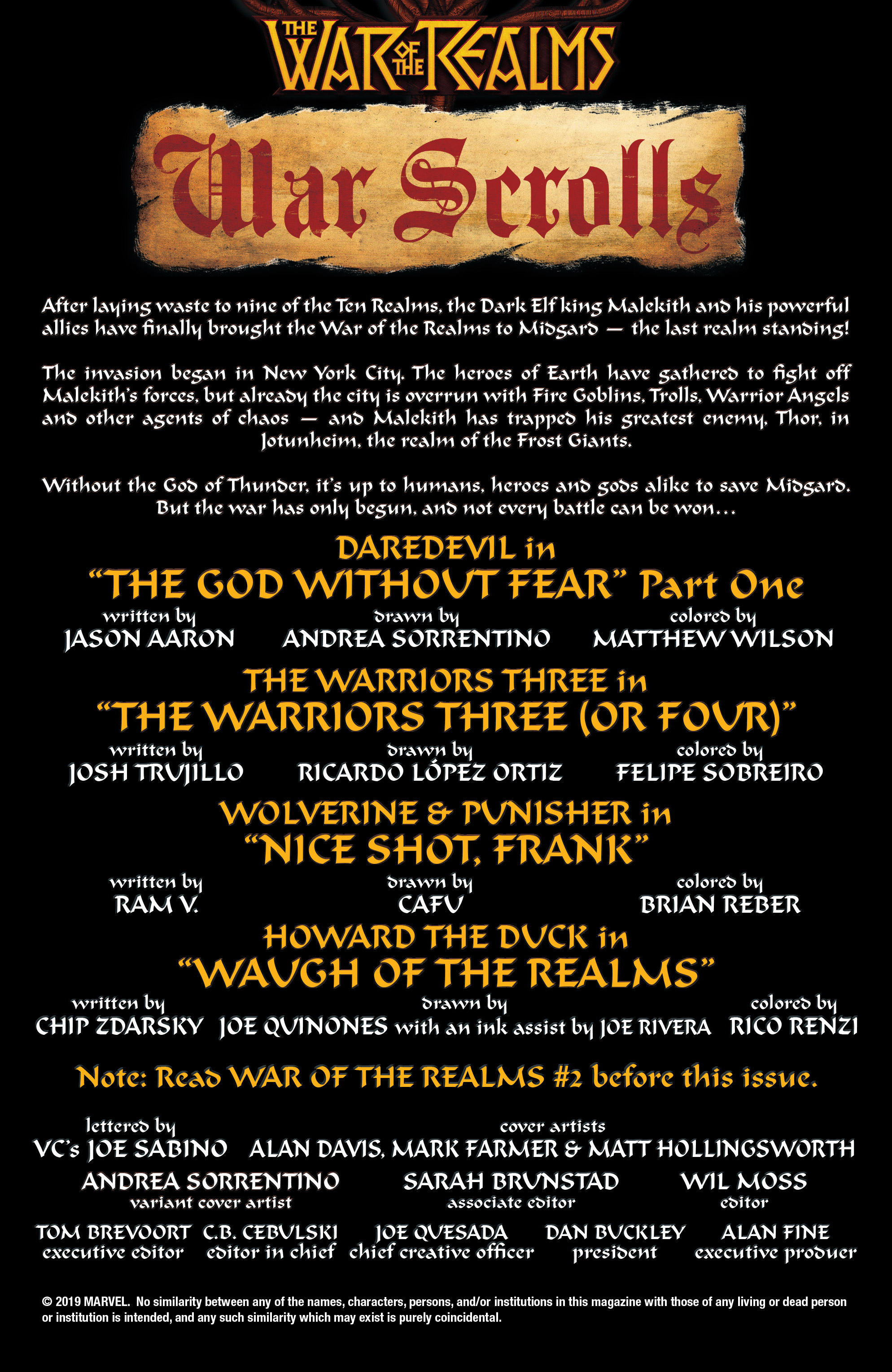 War Of The Realms: War Scrolls (2019-): Chapter 1 - Page 2