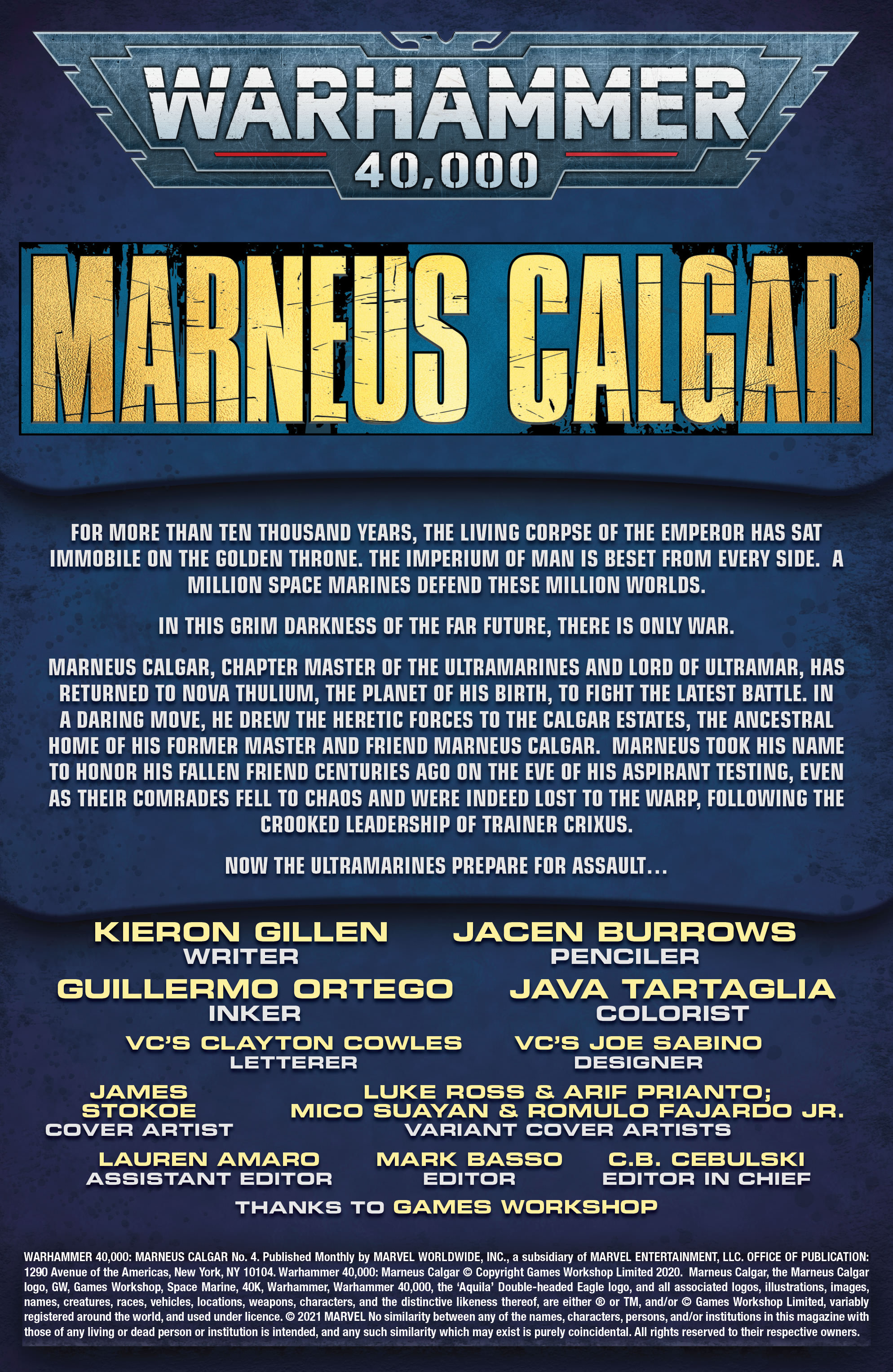 Warhammer 40,000: Marneus Calgar (2020-): Chapter 4 - Page 2