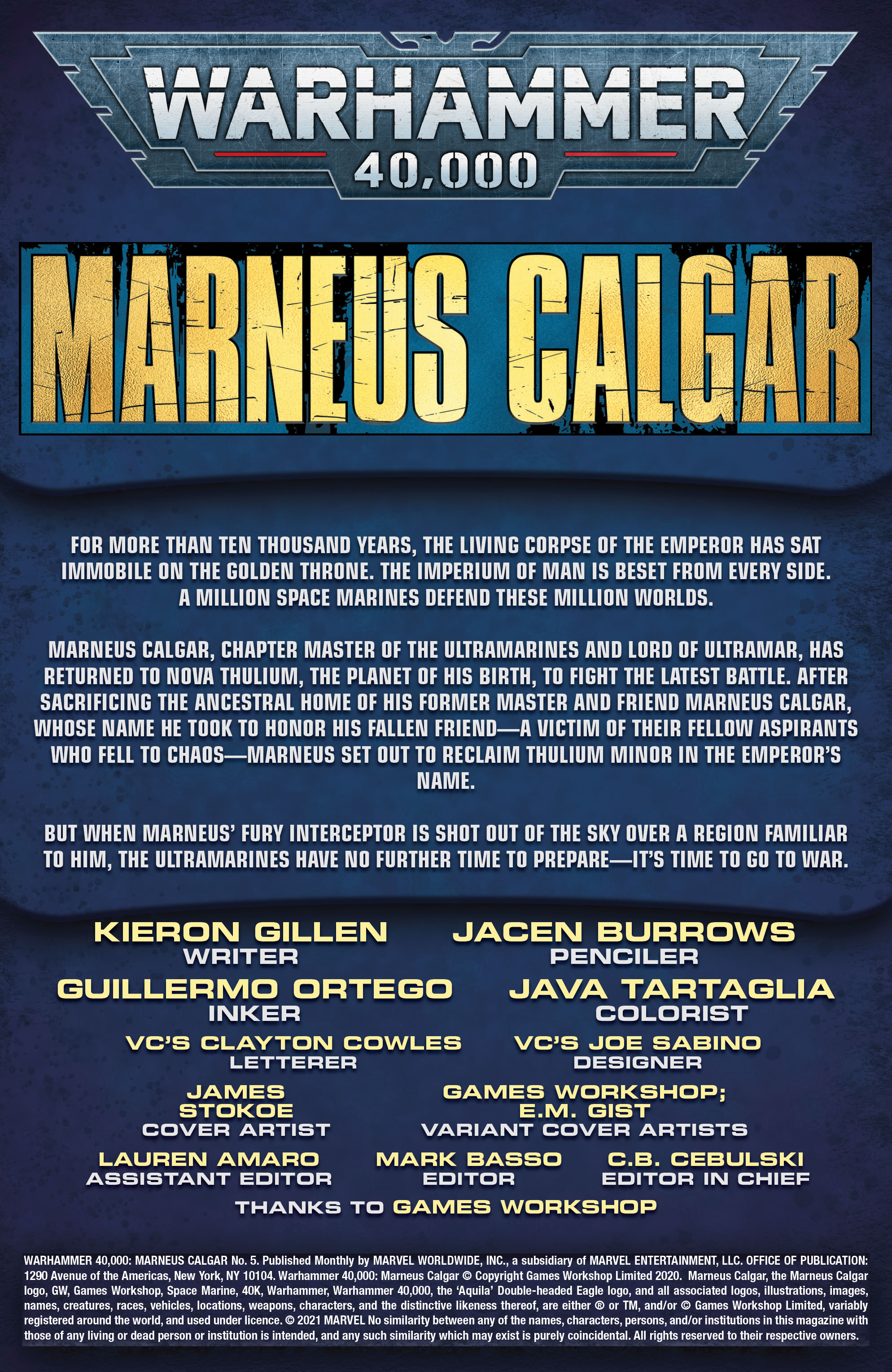 Warhammer 40,000: Marneus Calgar (2020-): Chapter 5 - Page 2