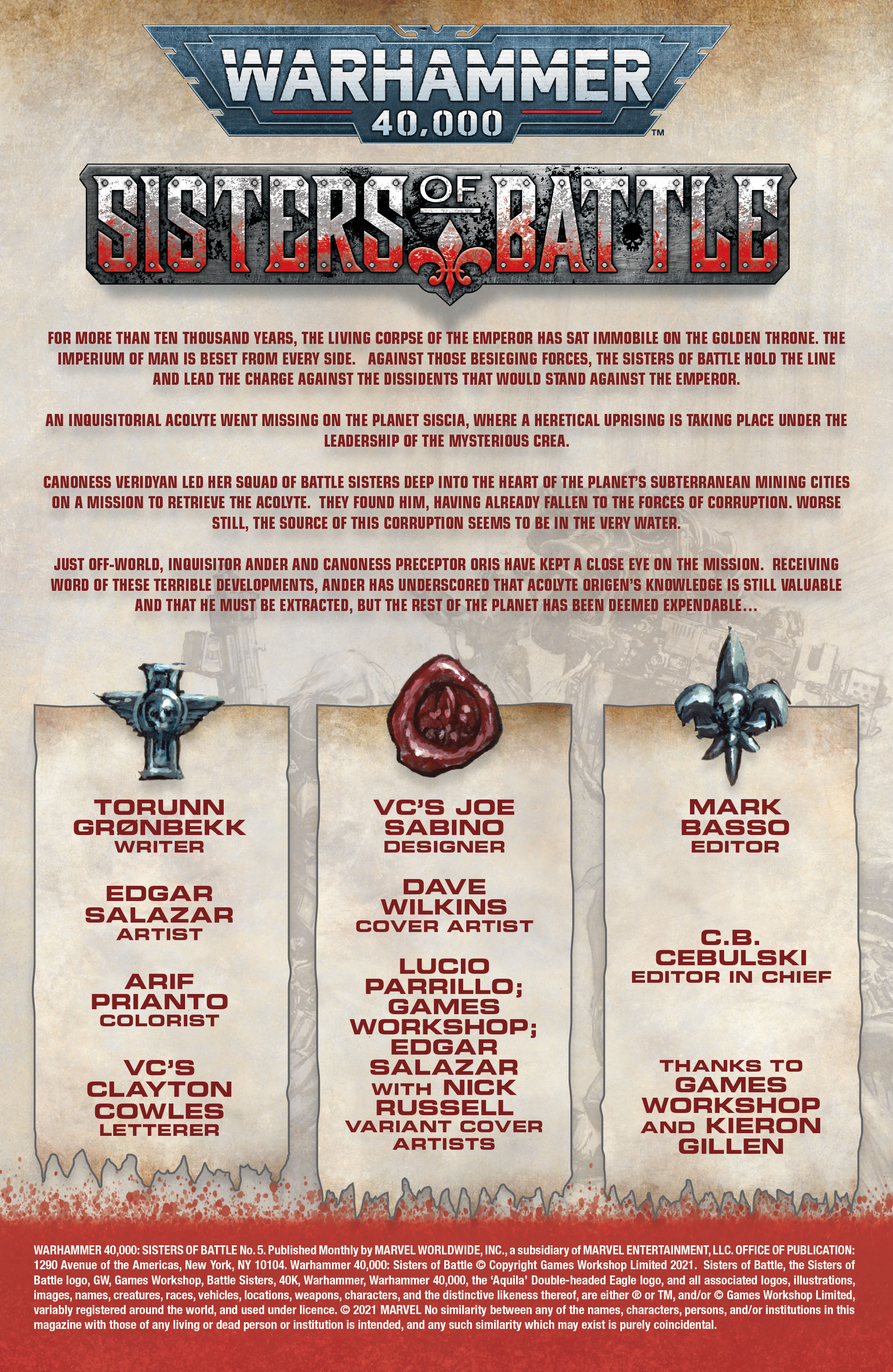 Warhammer 40,000: Sisters Of Battle (2021): Chapter 5 - Page 2
