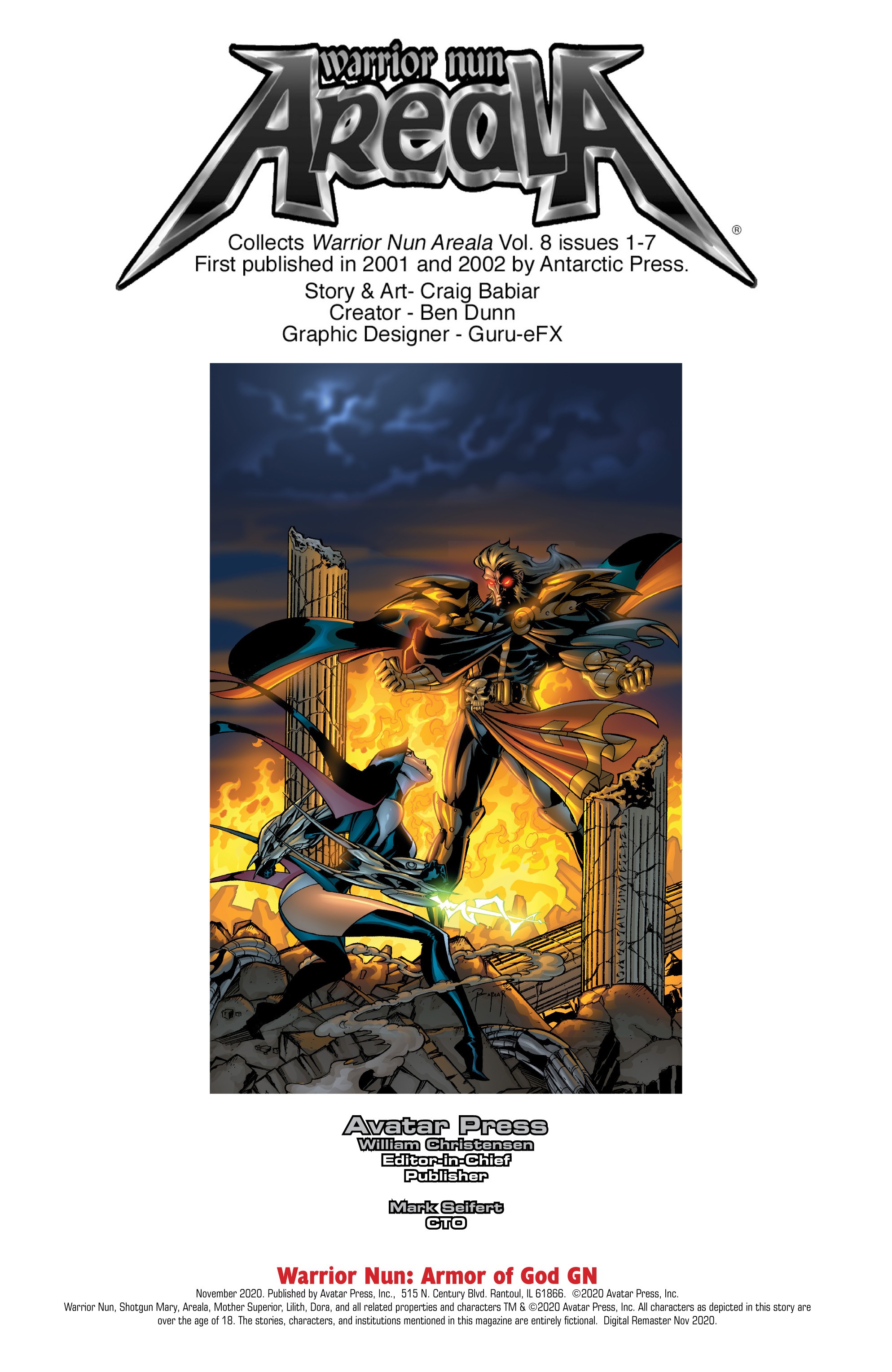 Warrior Nun Areala: Armor of God (2020): Chapter 1 - Page 2