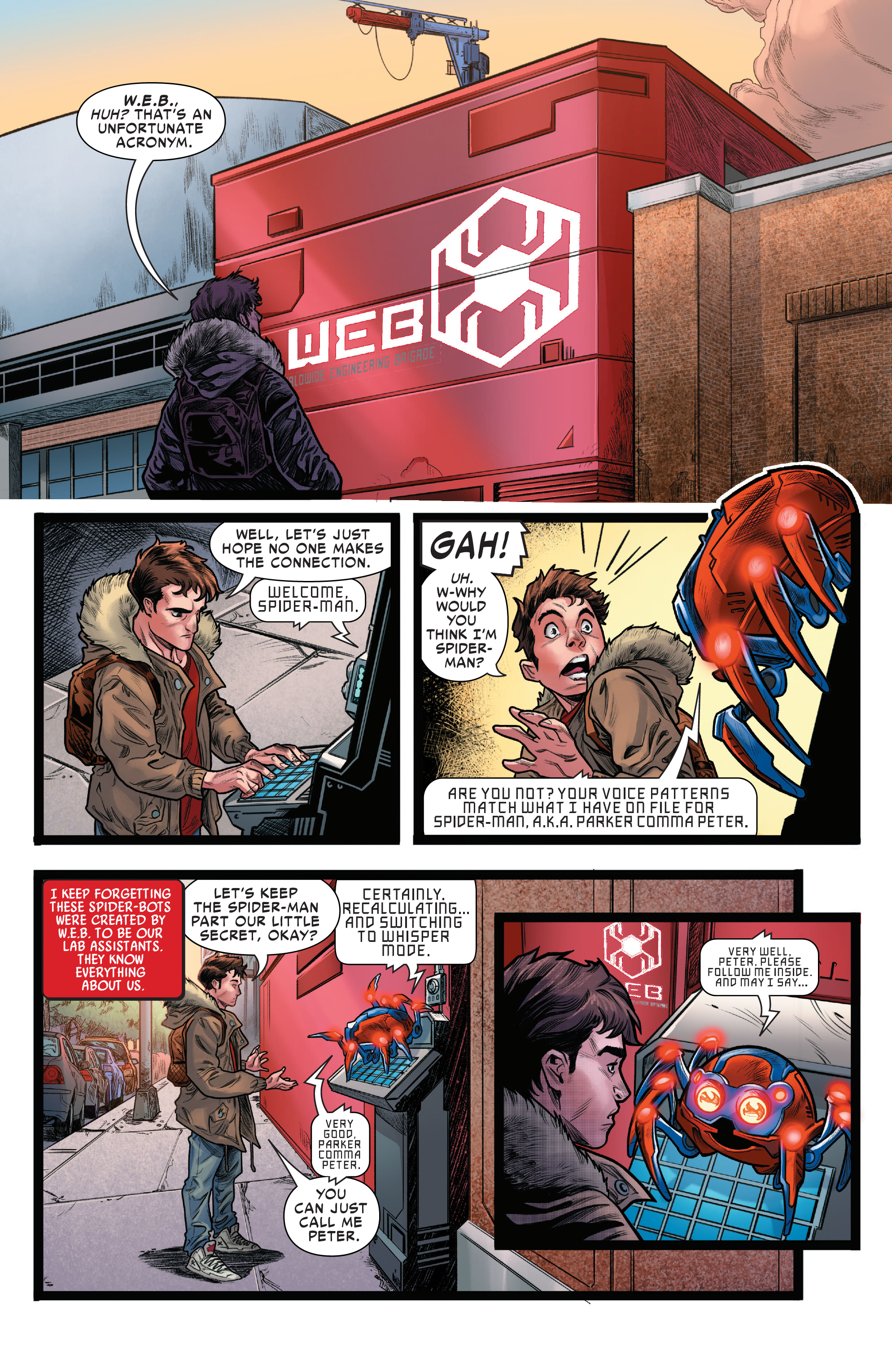 W.E.B. Of Spider-Man (2020-): Chapter 1 - Page 7