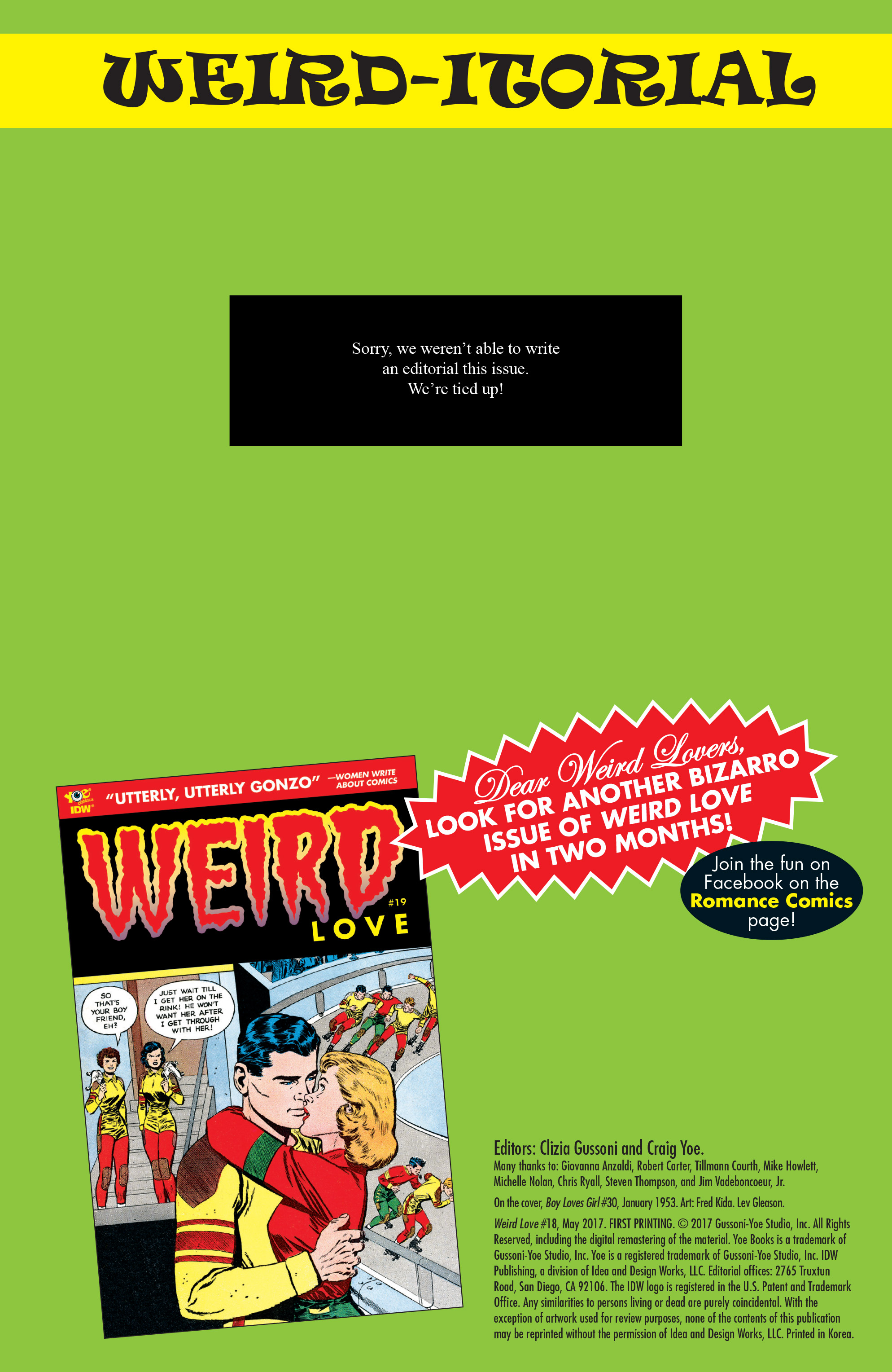 WEIRD Love (2014-): Chapter 18 - Page 2