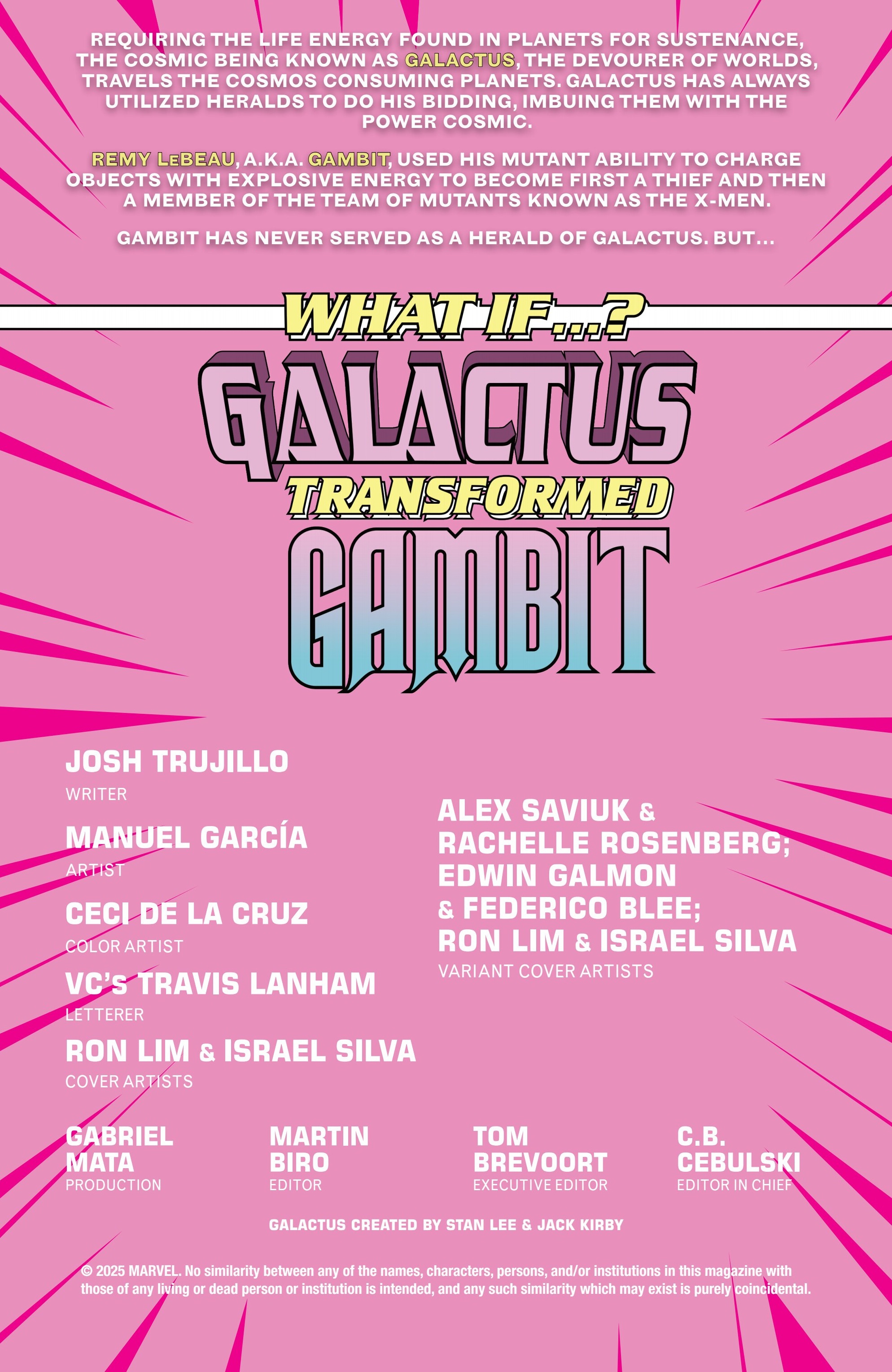 What If...? Galactus Transformed Gambit? (2025): Chapter 1 - Page 3