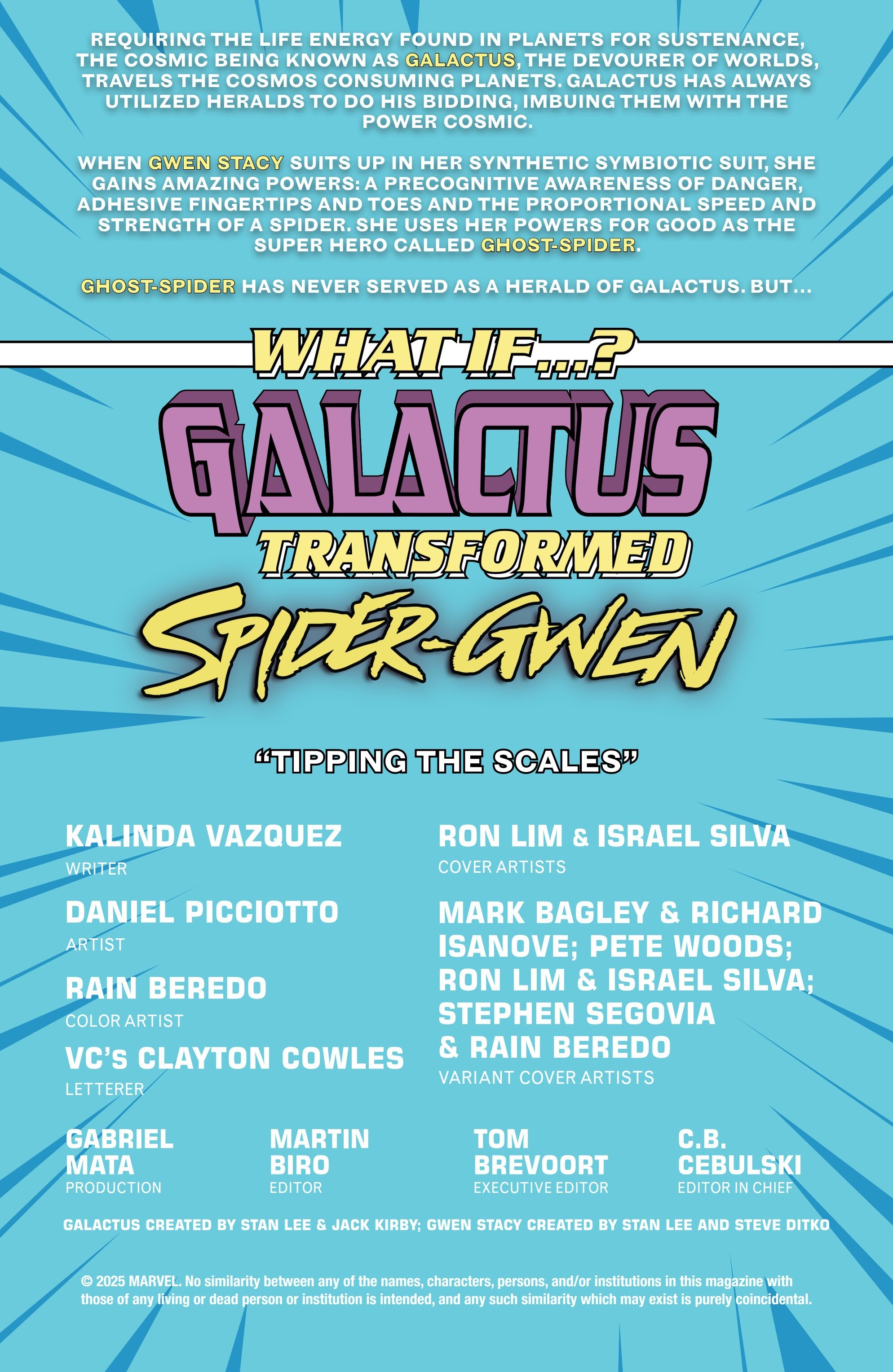 What If...? Galactus Transformed Spider-Gwen? (2025): Chapter 1 - Page 2