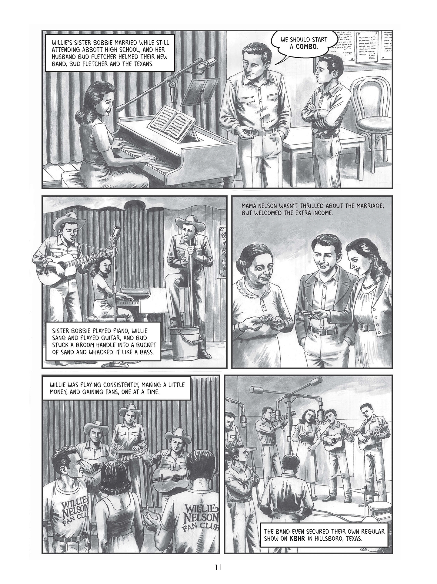 Willie Nelson: A Graphic History: Chapter 1 - Page 12